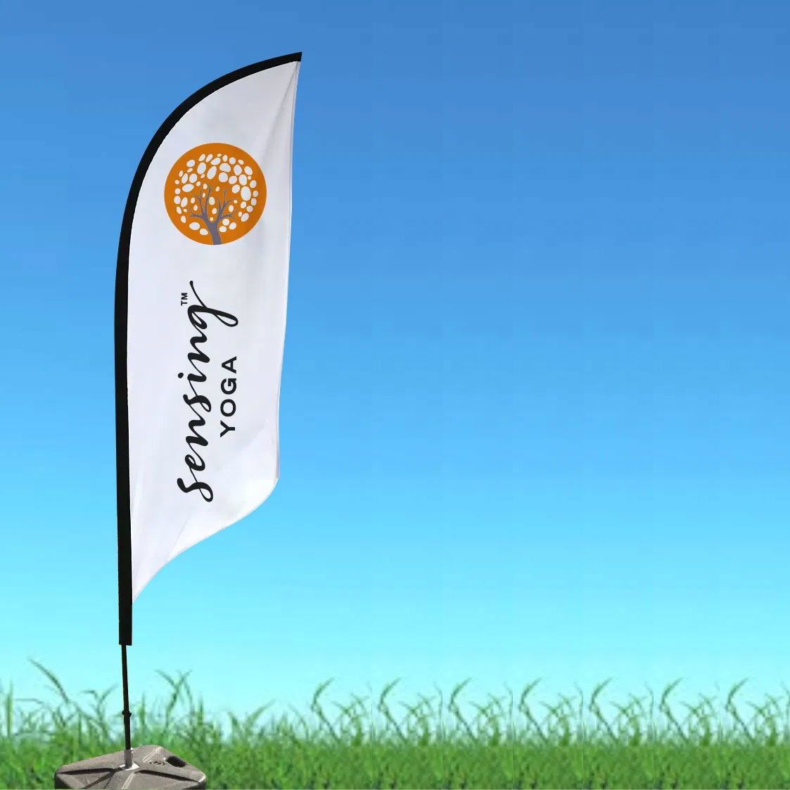 Beachflagga mini endast flagga