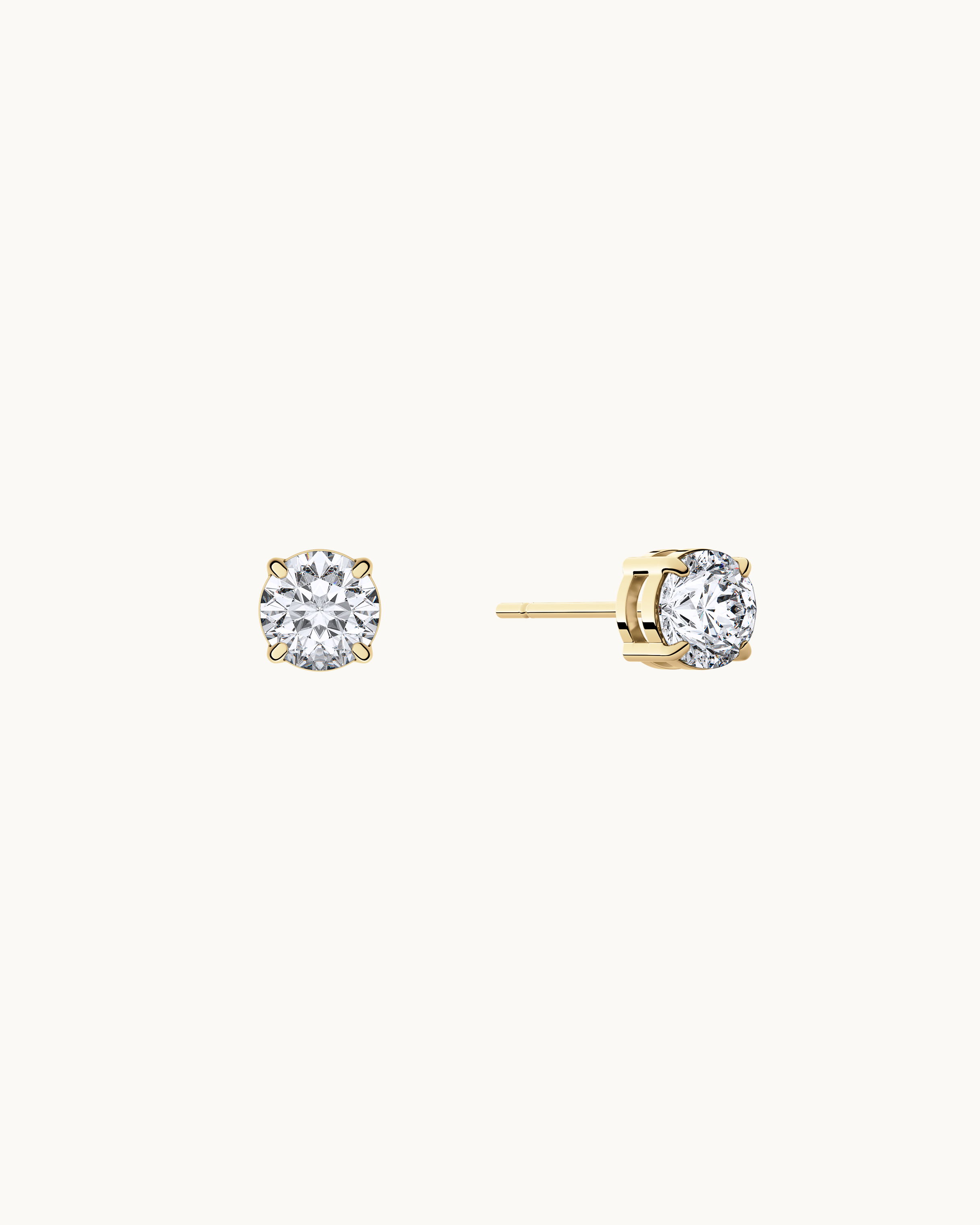 Luna Studs Örhängen Guld