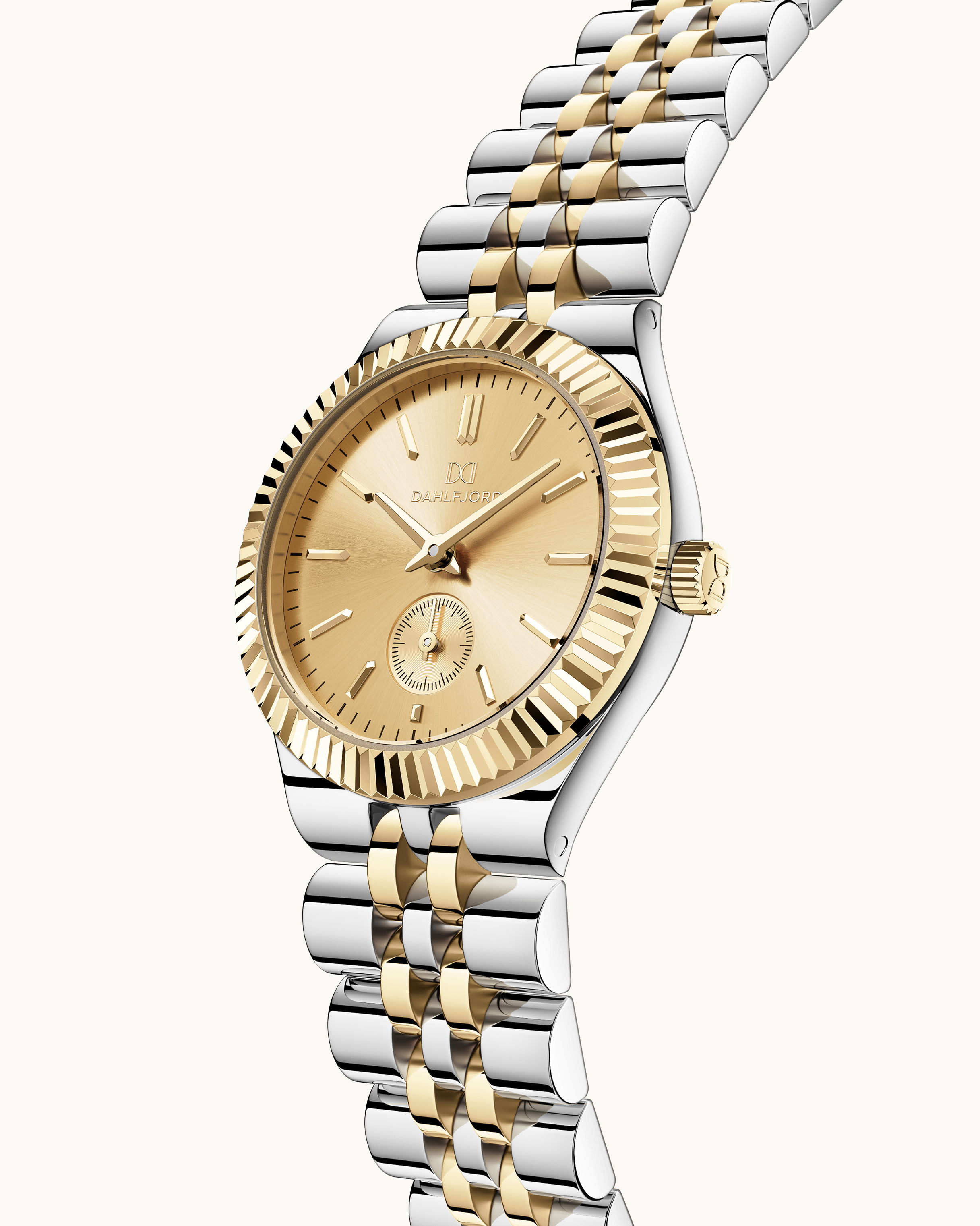 Grace Klocka Guld & Silver Ton