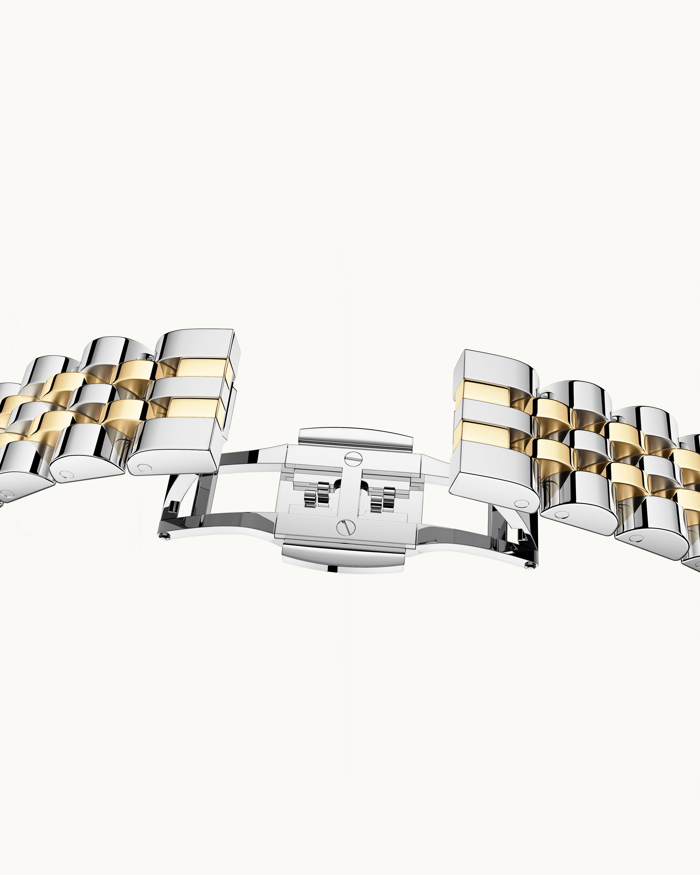 Grace Klocka Guld & Silver Ton