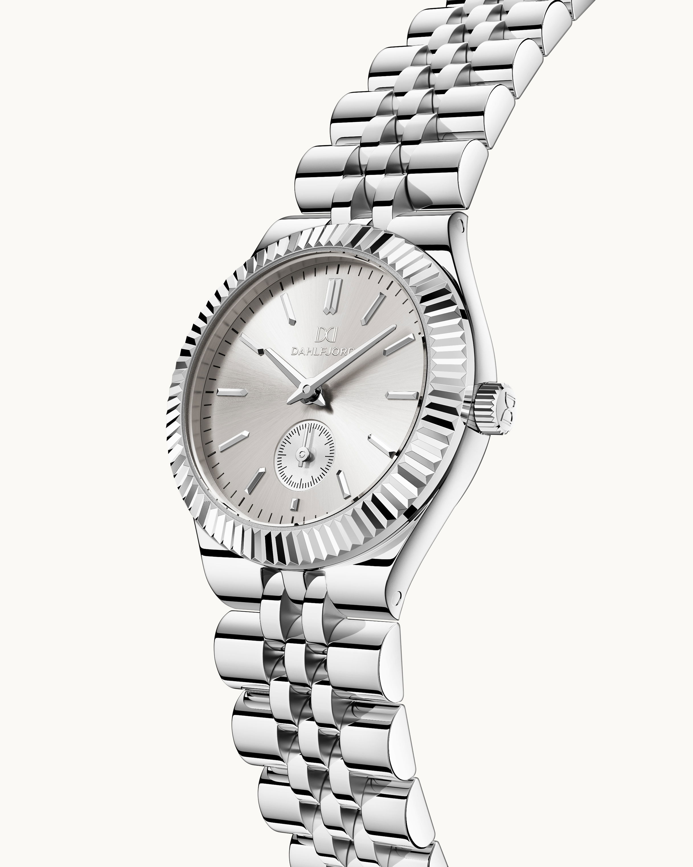 Grace Klocka Silver Ton