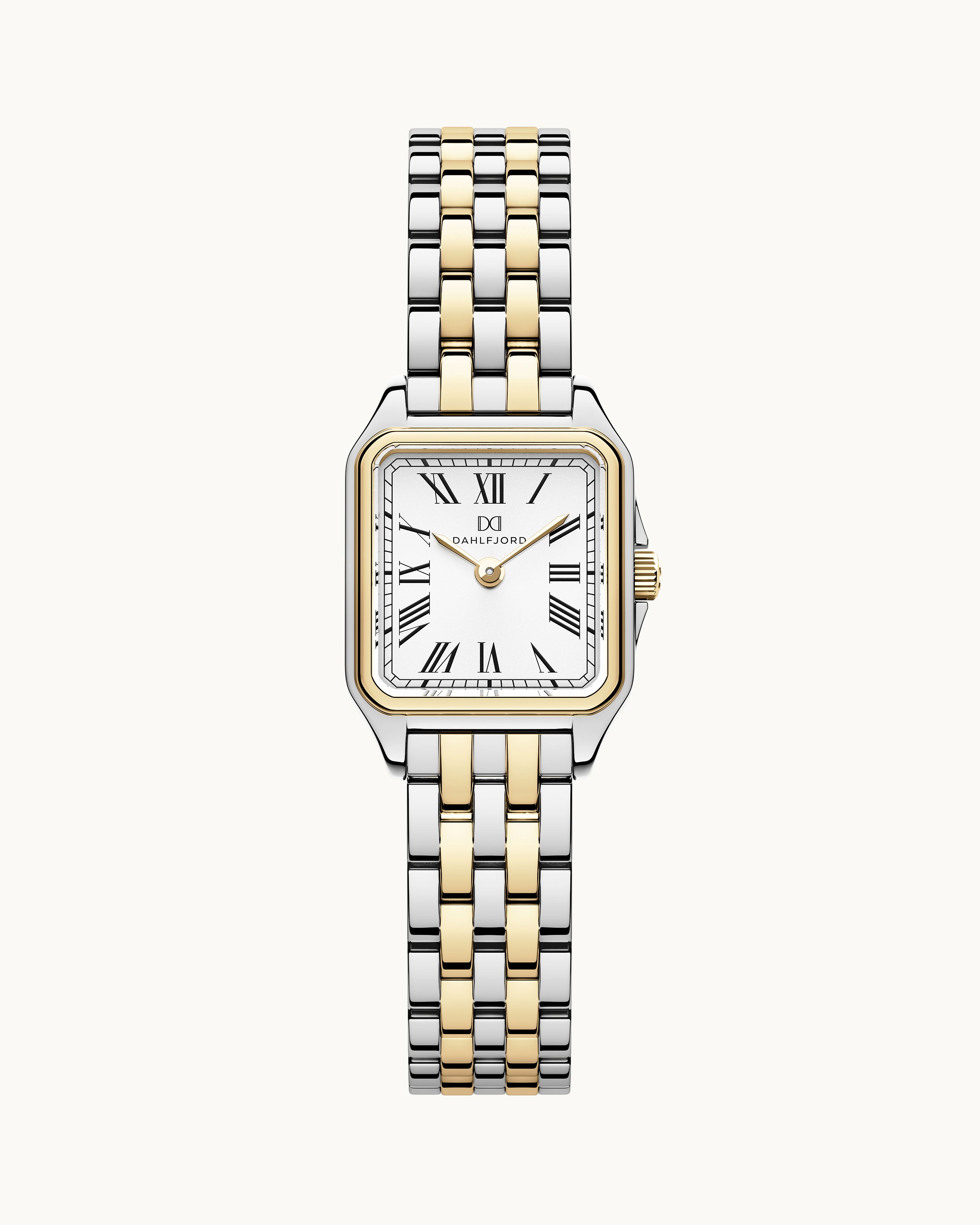 Jane Klocka Guld & Silver Ton