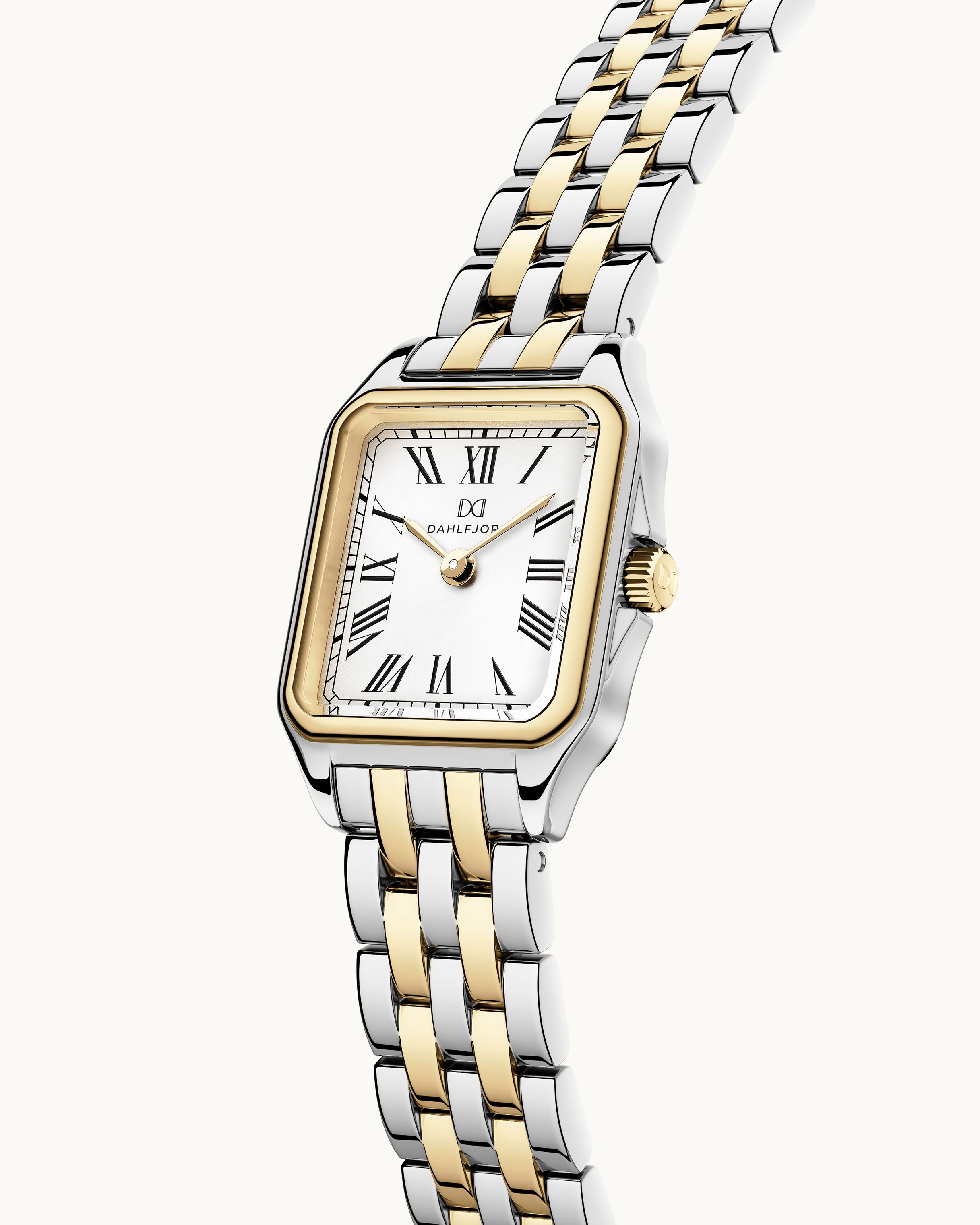 Jane Klocka Guld & Silver Ton