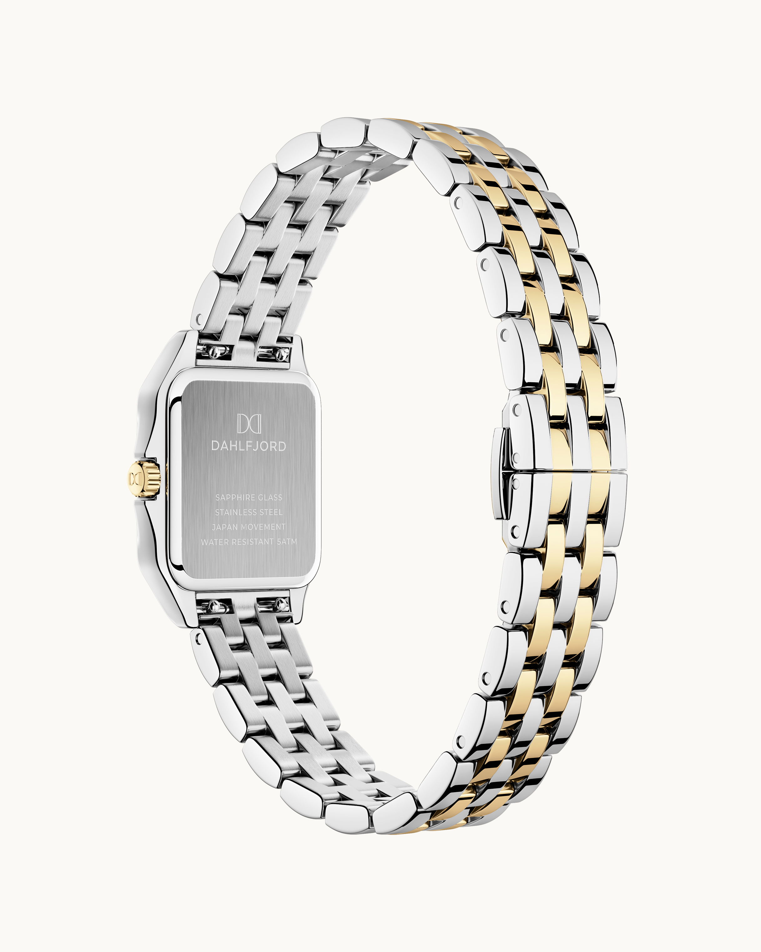 Jane Klocka Guld & Silver Ton