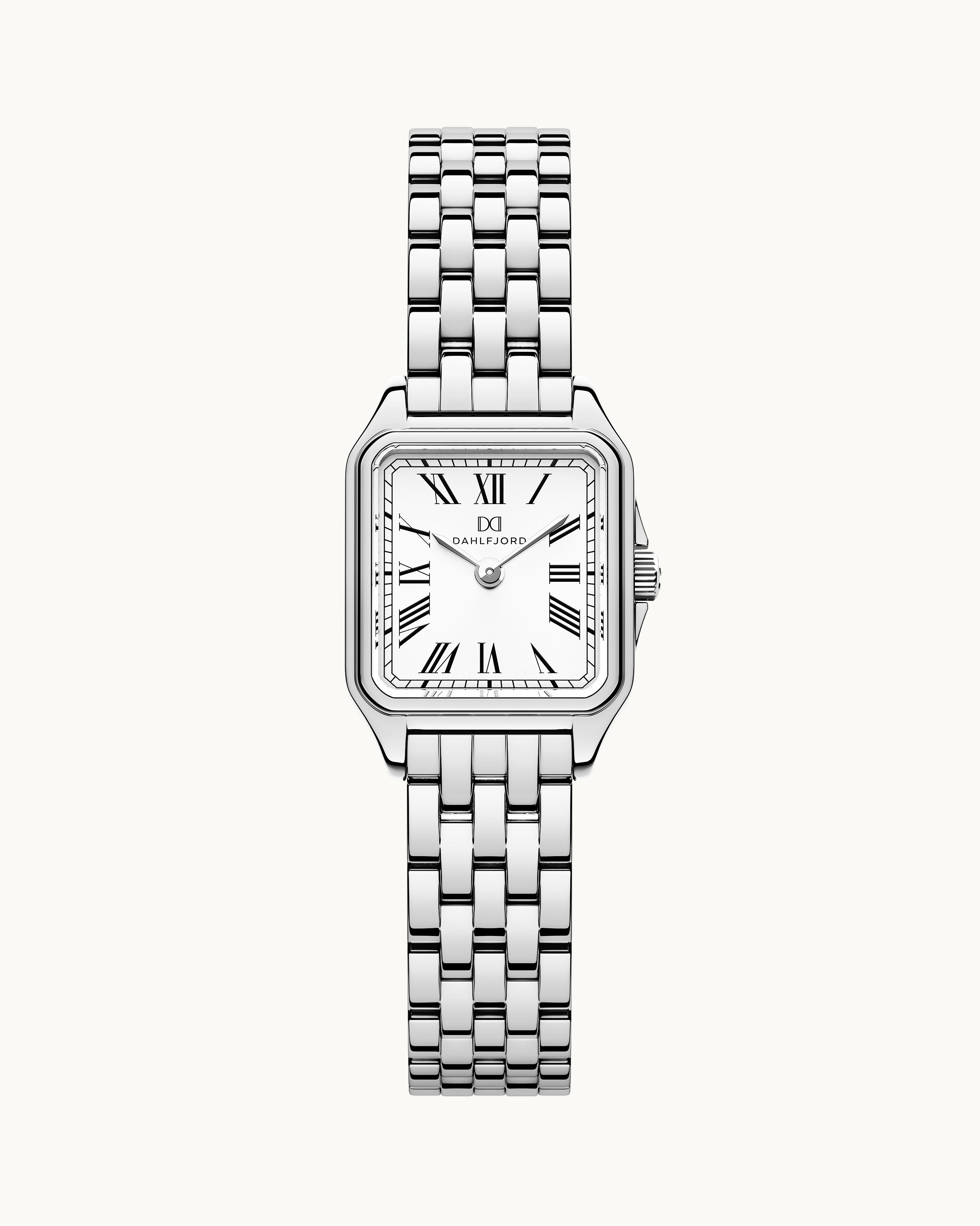 Jane Klocka Silver Ton