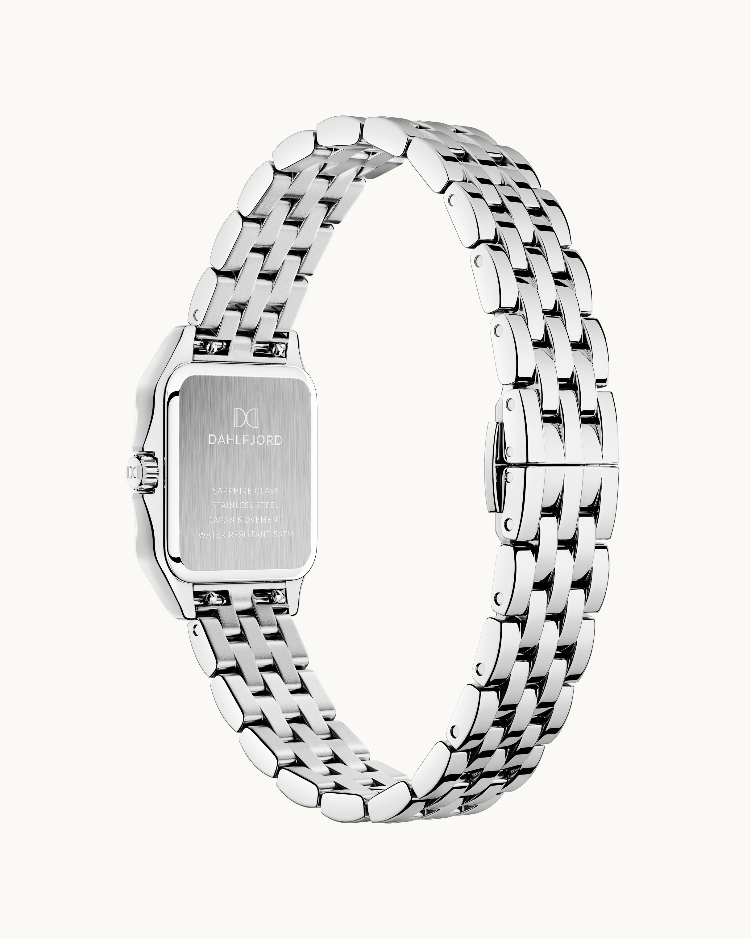 Jane Klocka Silver Ton