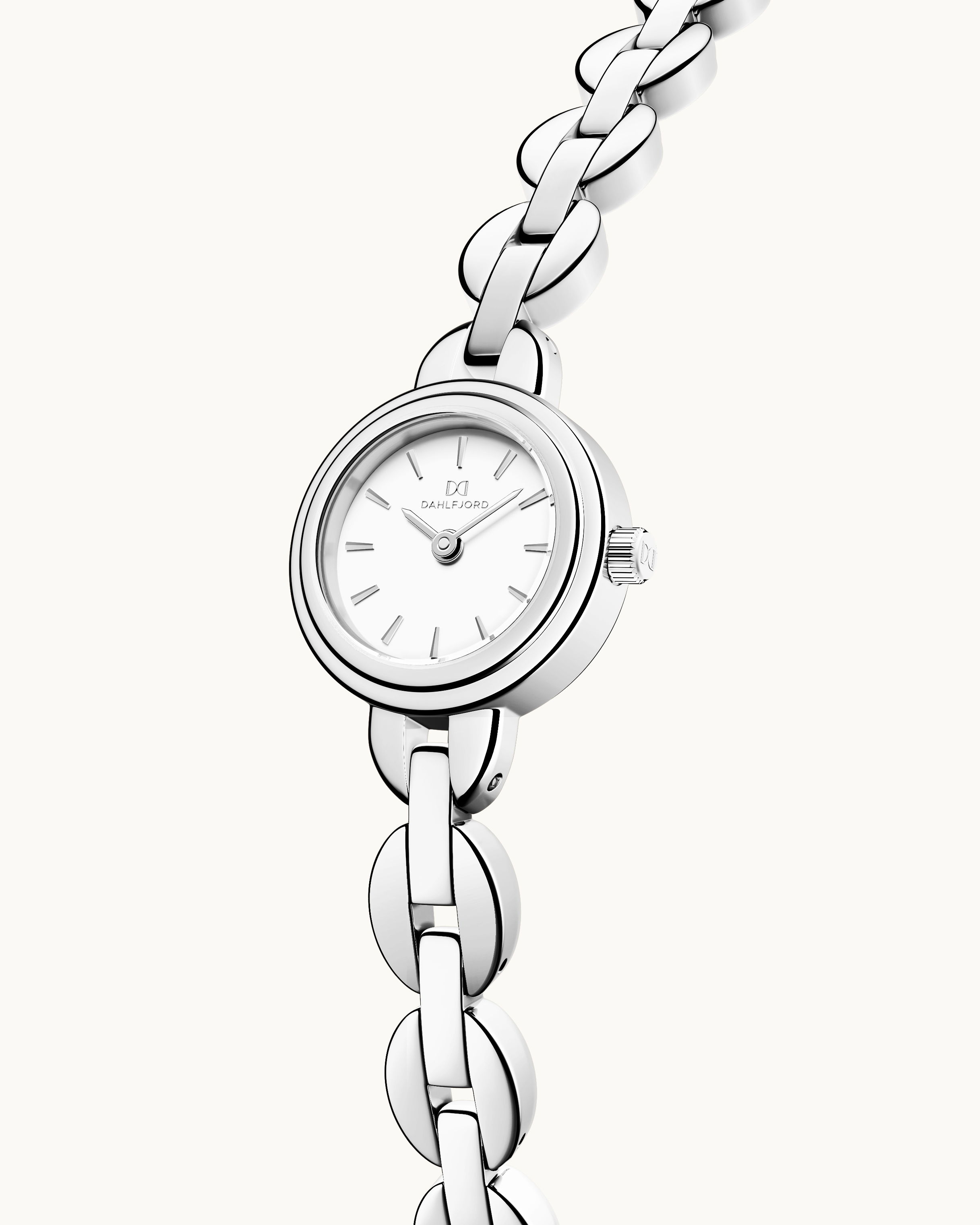 Audrey Liten Klocka Silver Ton