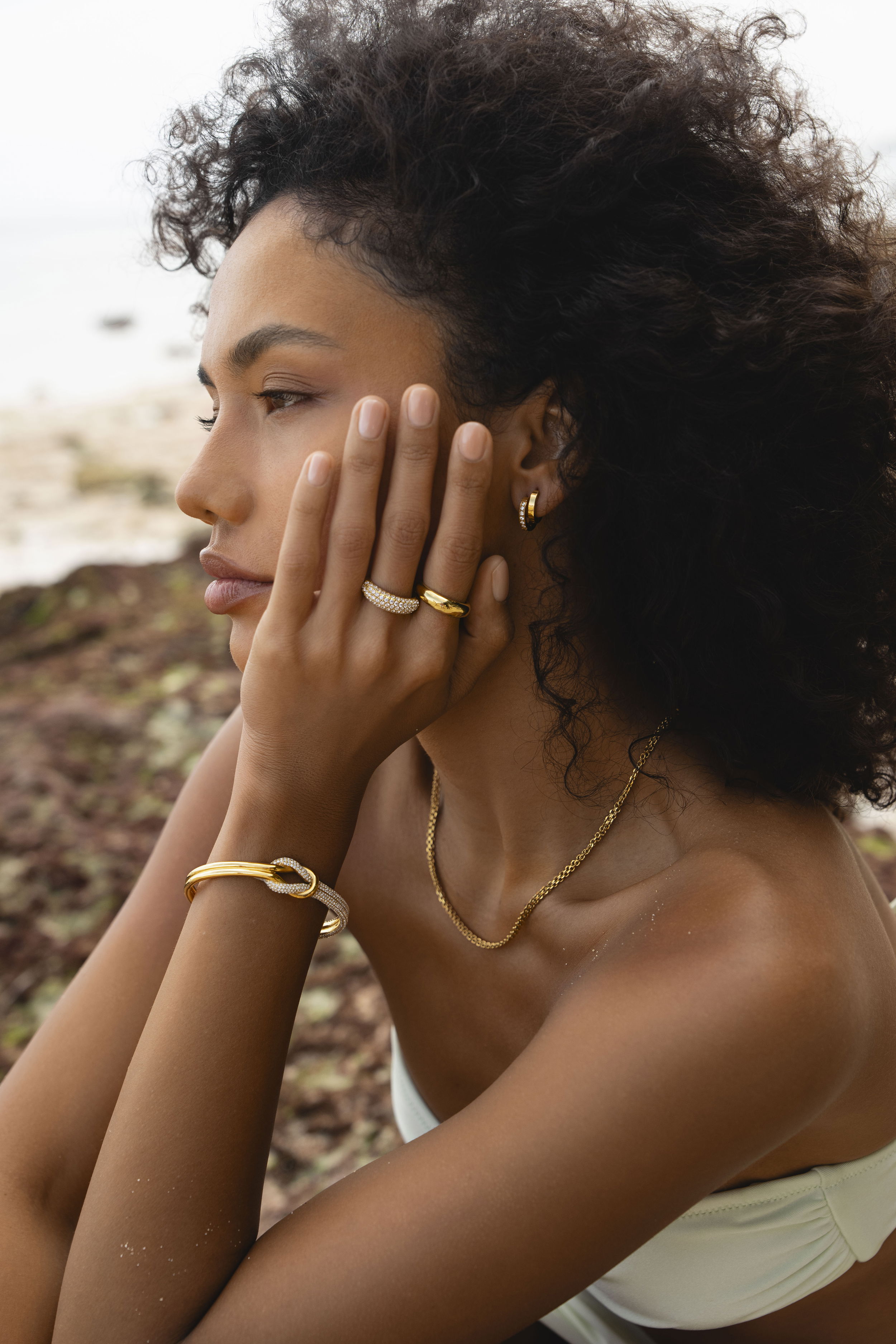 Nova Pavé Ring Guld
