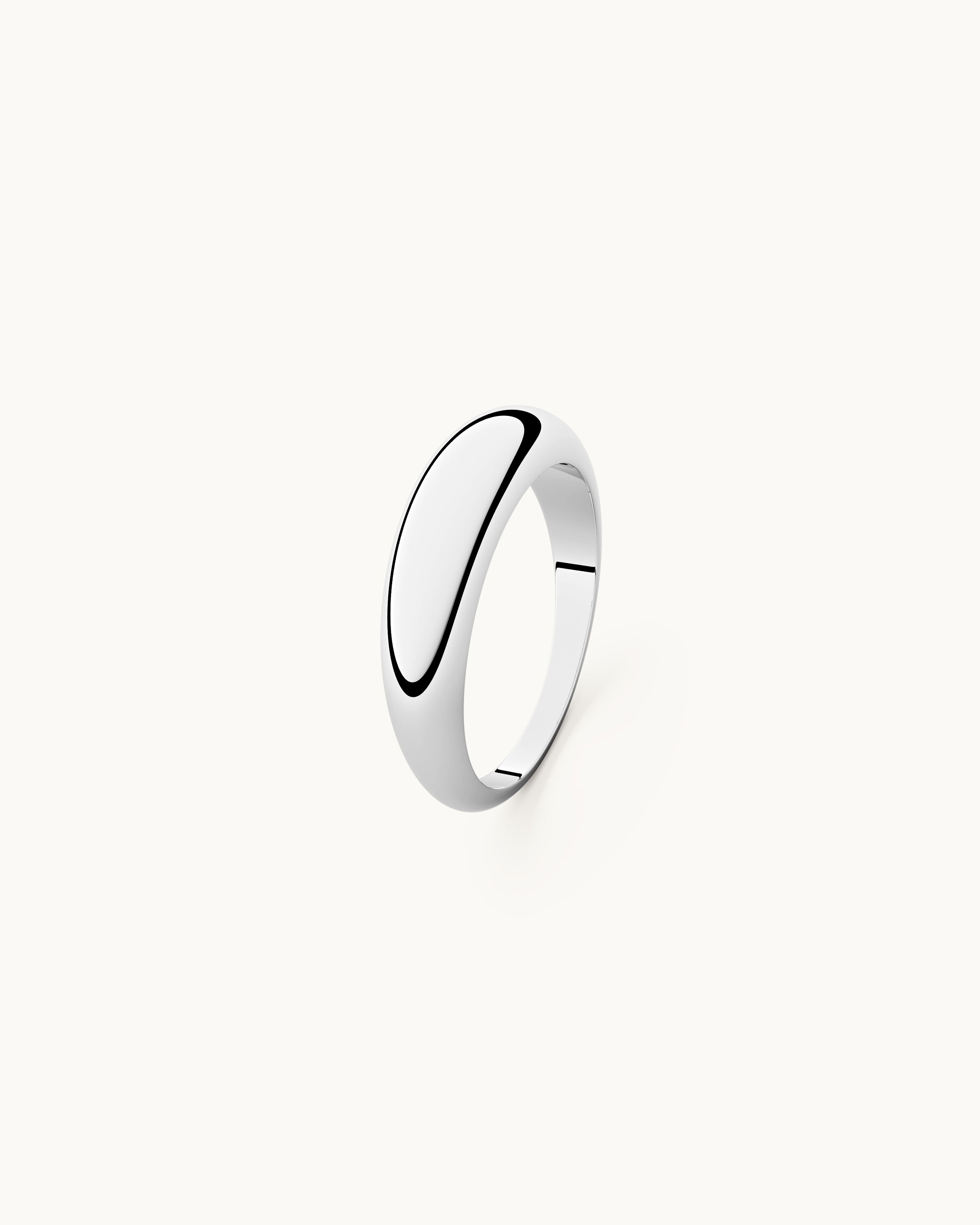 Elise Klassisk Ring Silver Ton