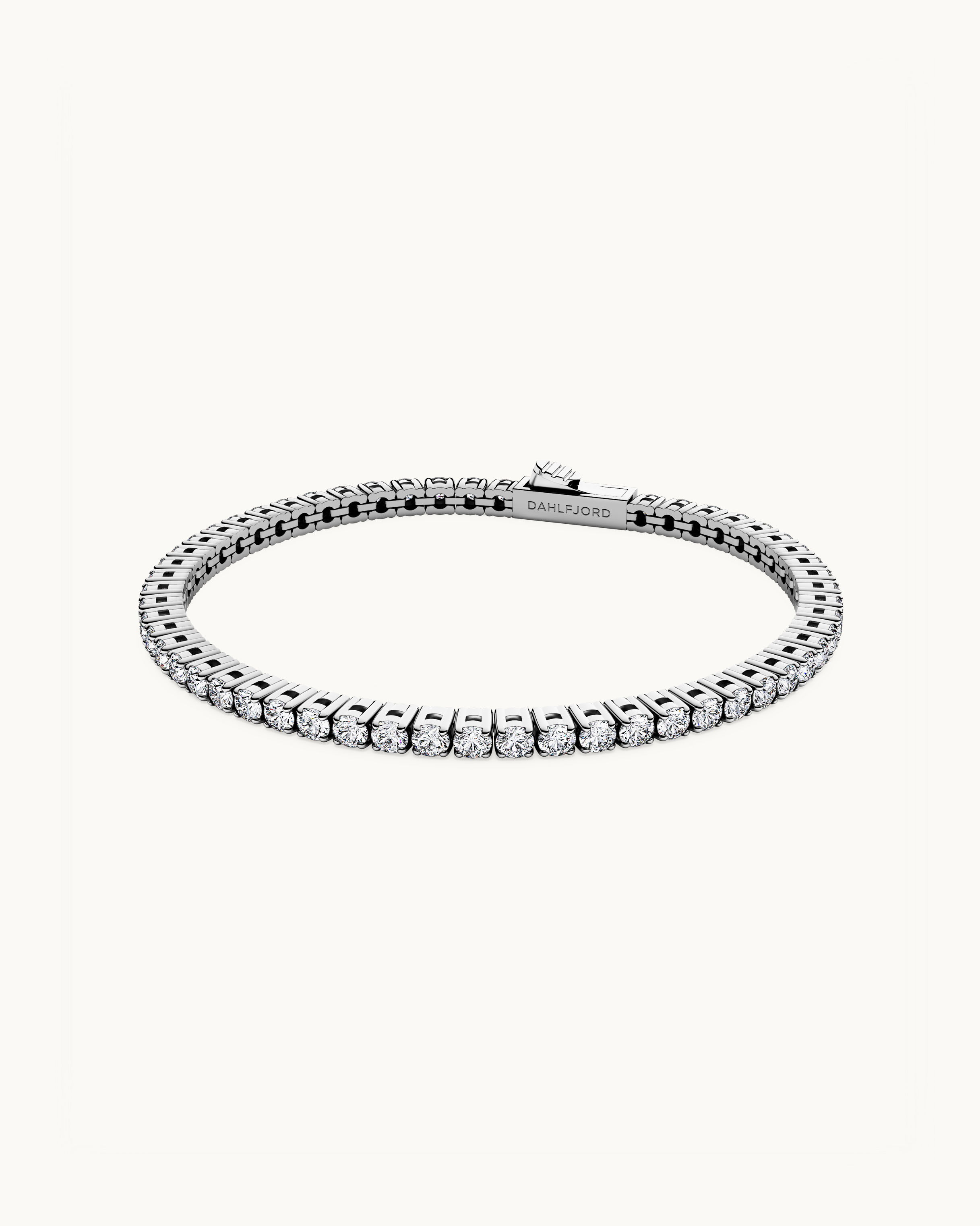 Elsa Klassiskt Tennisarmband Silver Ton