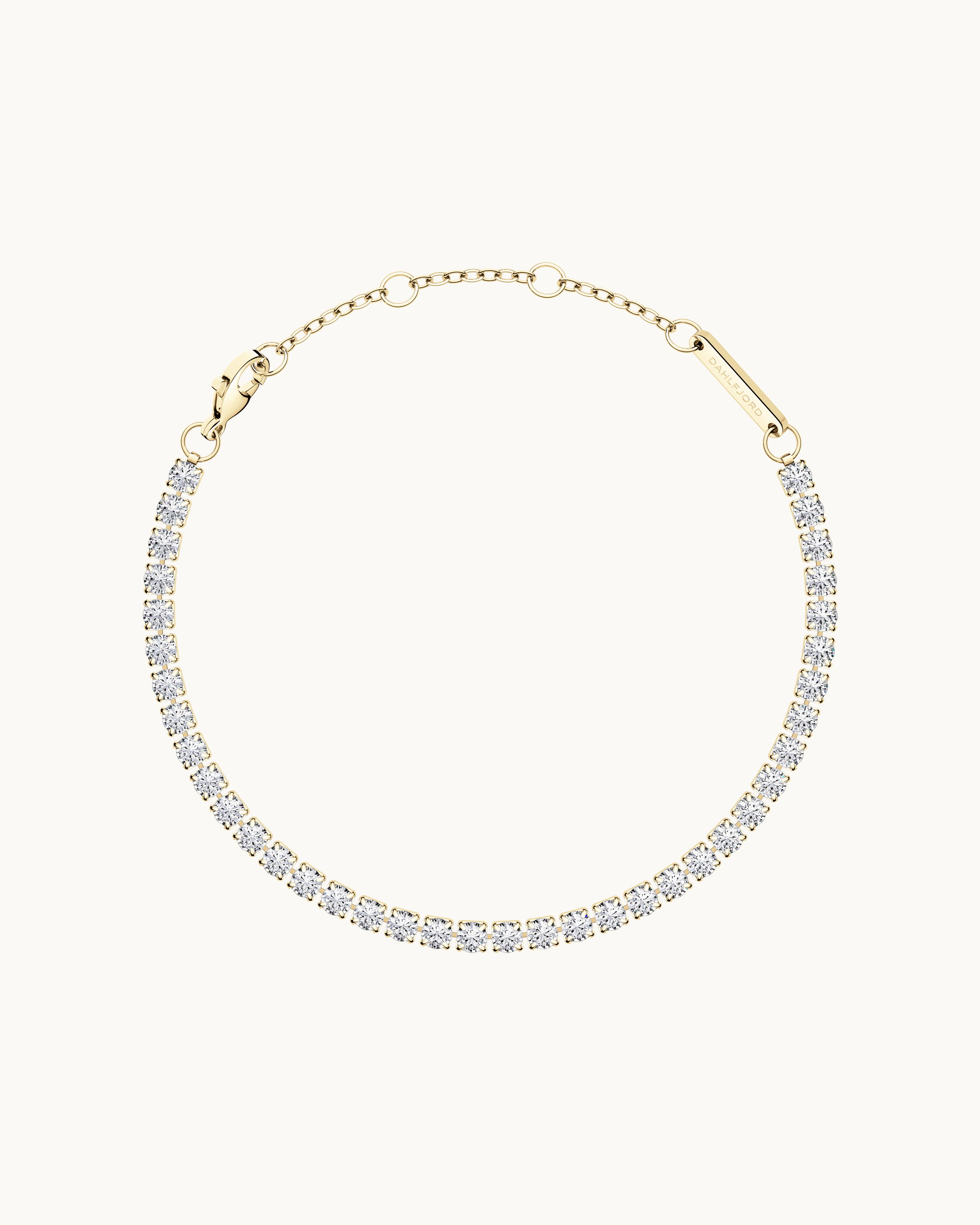 Olivia Tennisarmband Guld