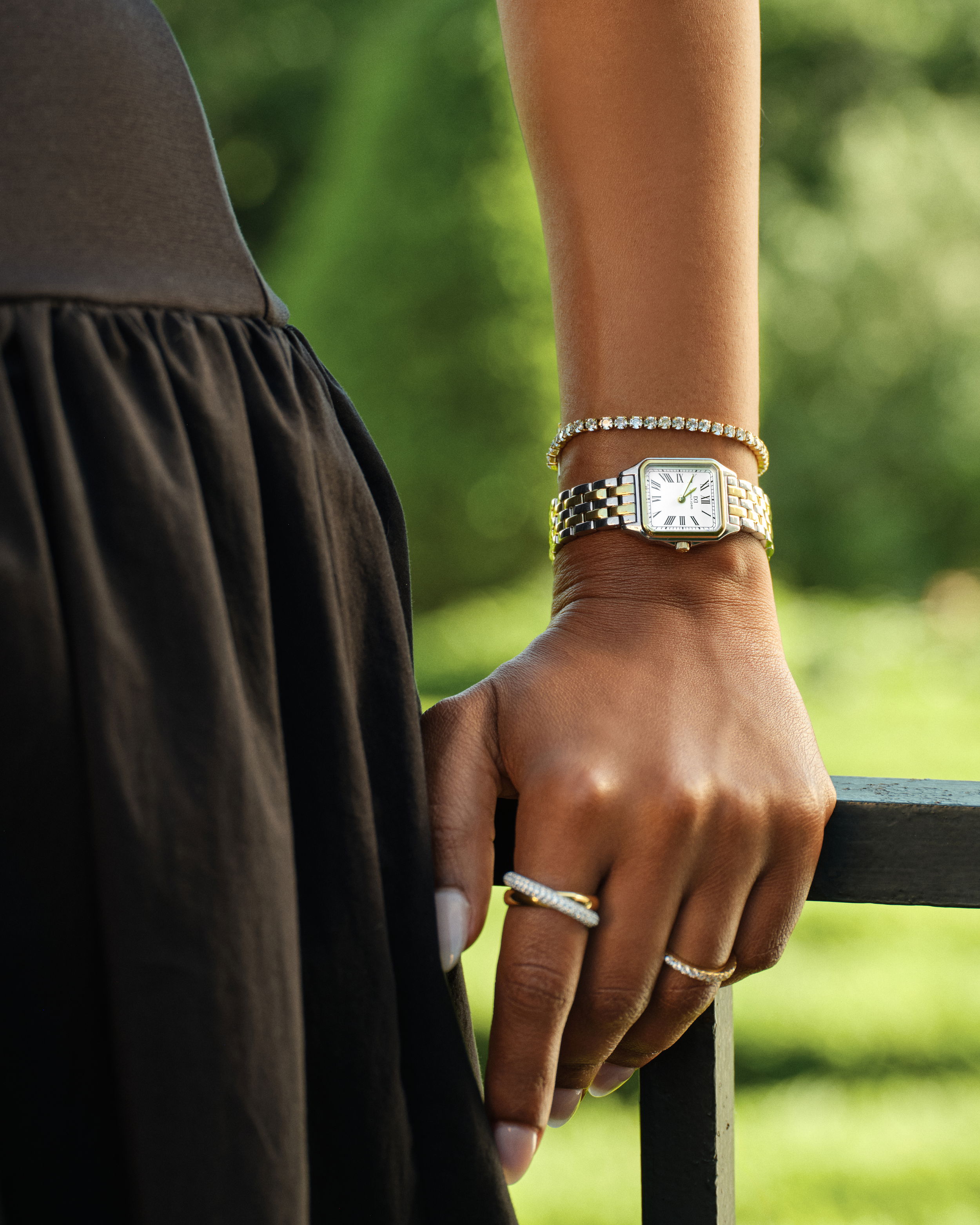Olivia Tennisarmband Guld