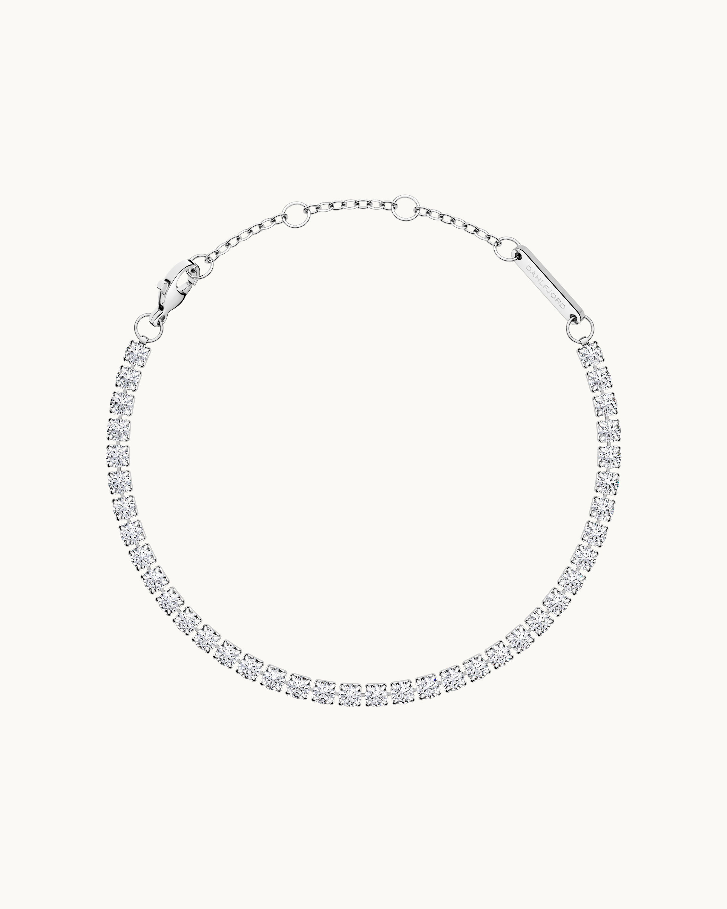Olivia Tennisarmband Silver Ton