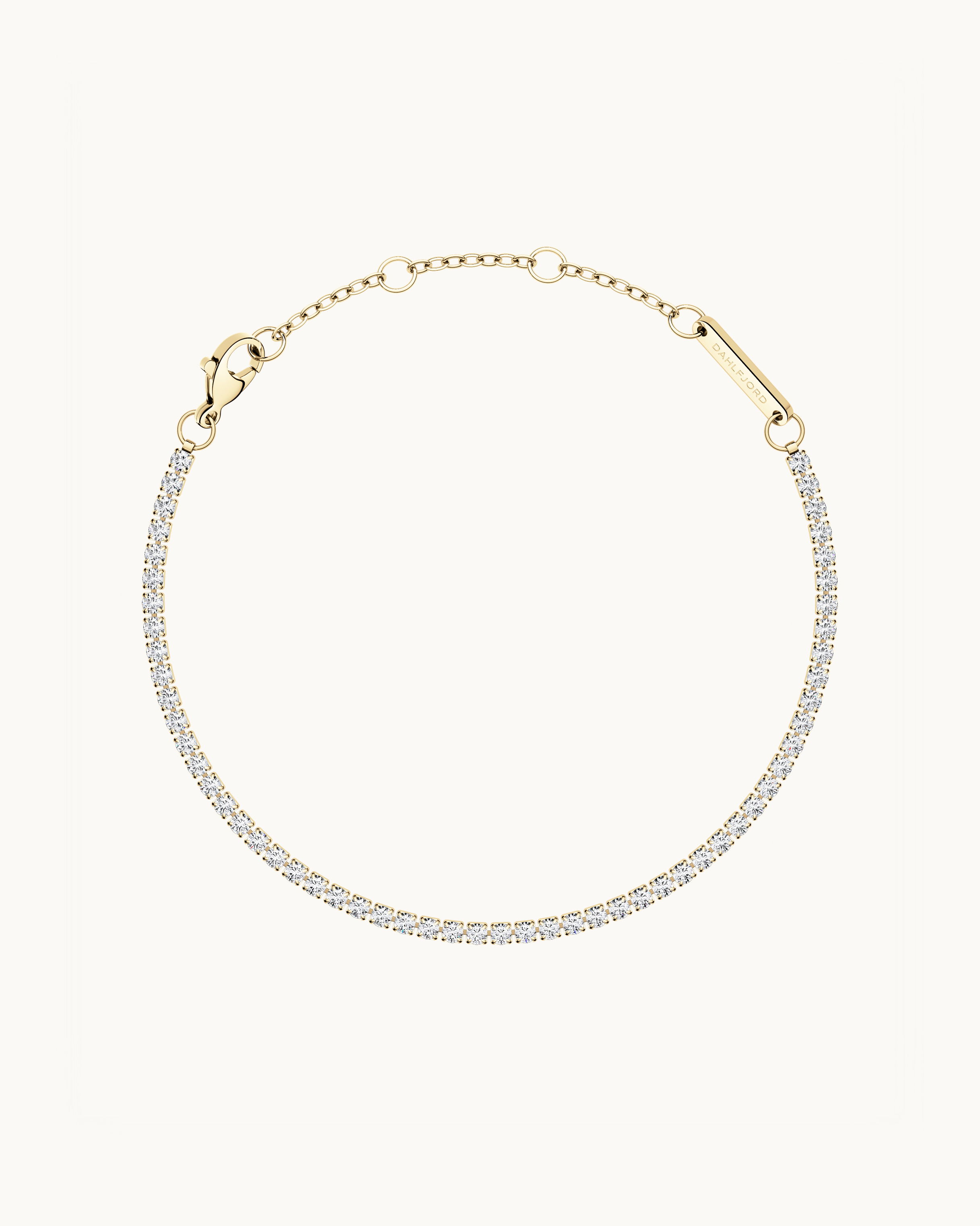 Olivia Tunt Tennisarmband Guld