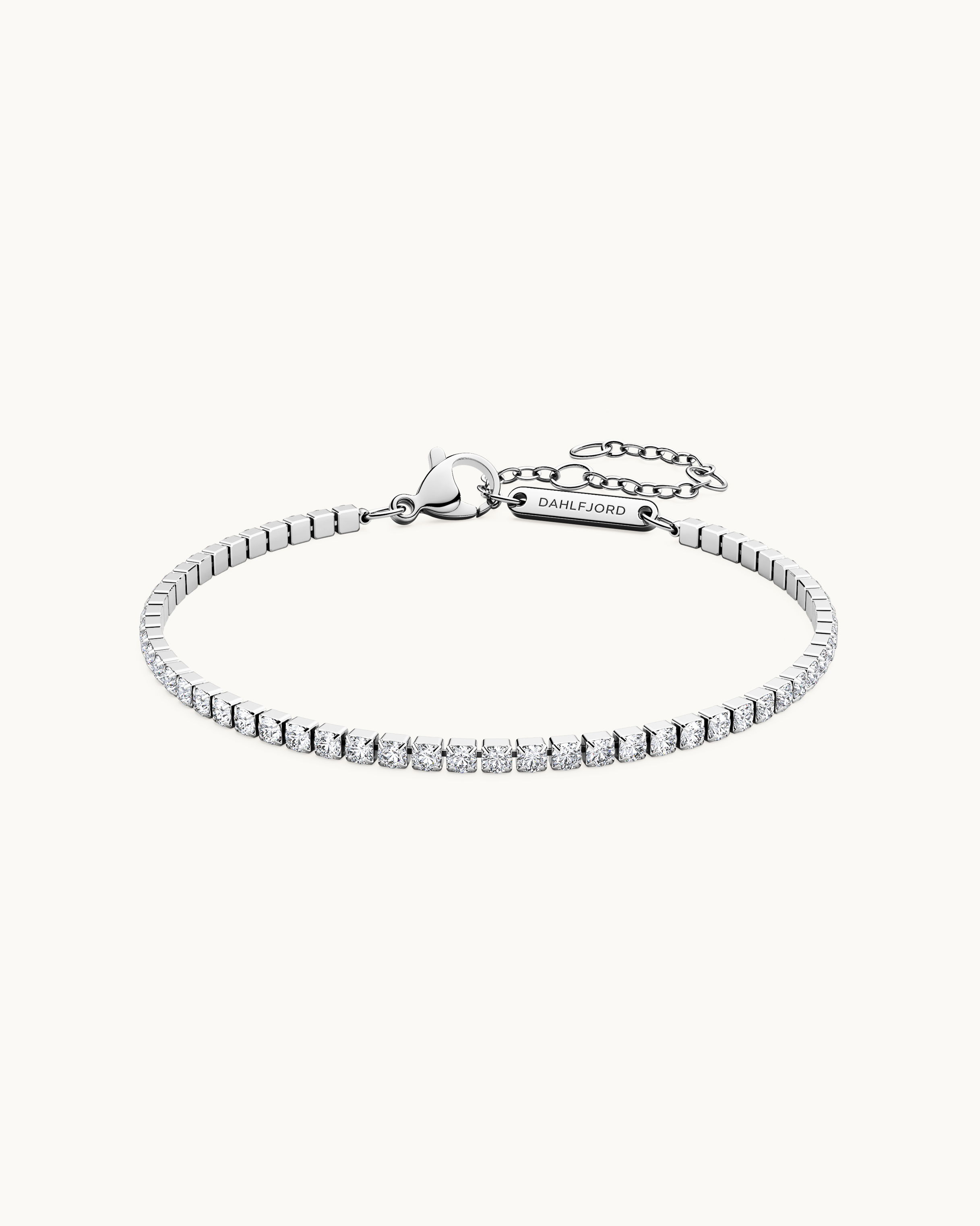 Olivia Tunt Tennisarmband Silver Ton