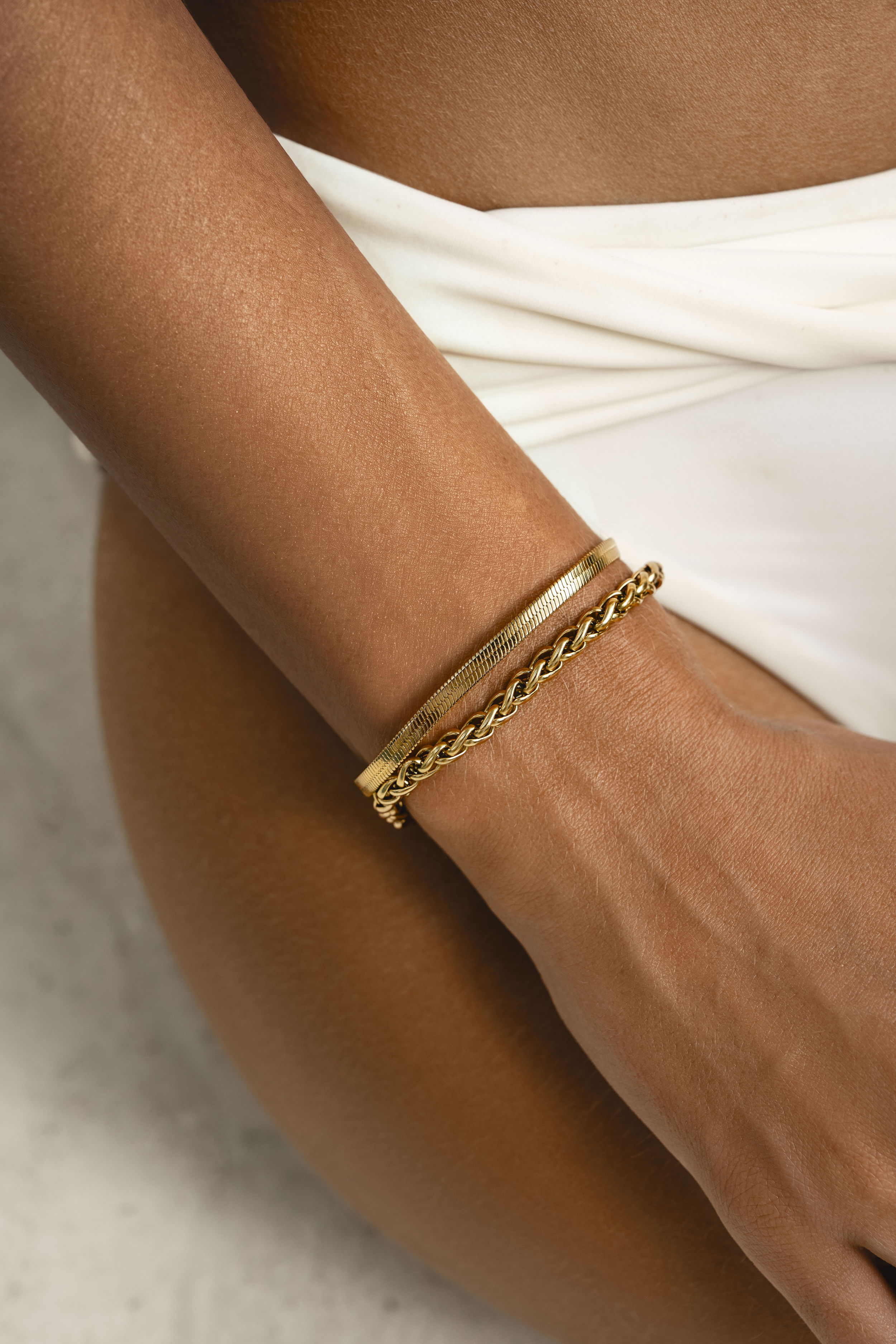 Klara Snake Armband Guld