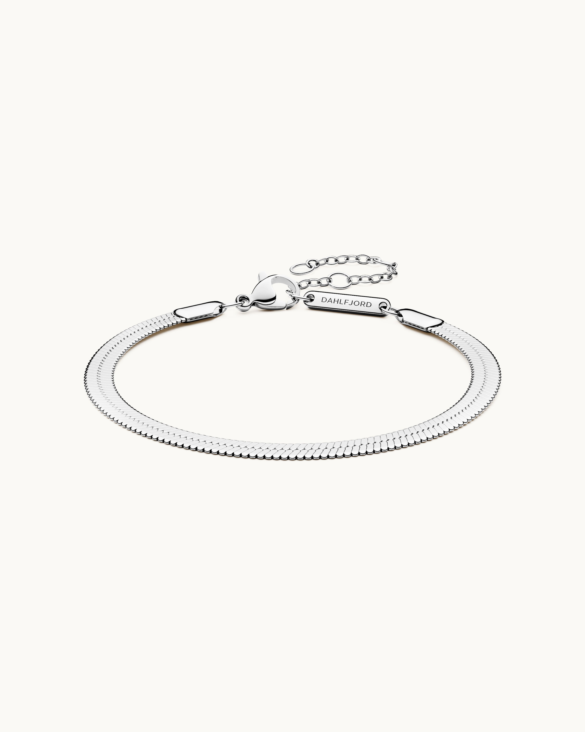 Klara Snake Armband Silver Ton