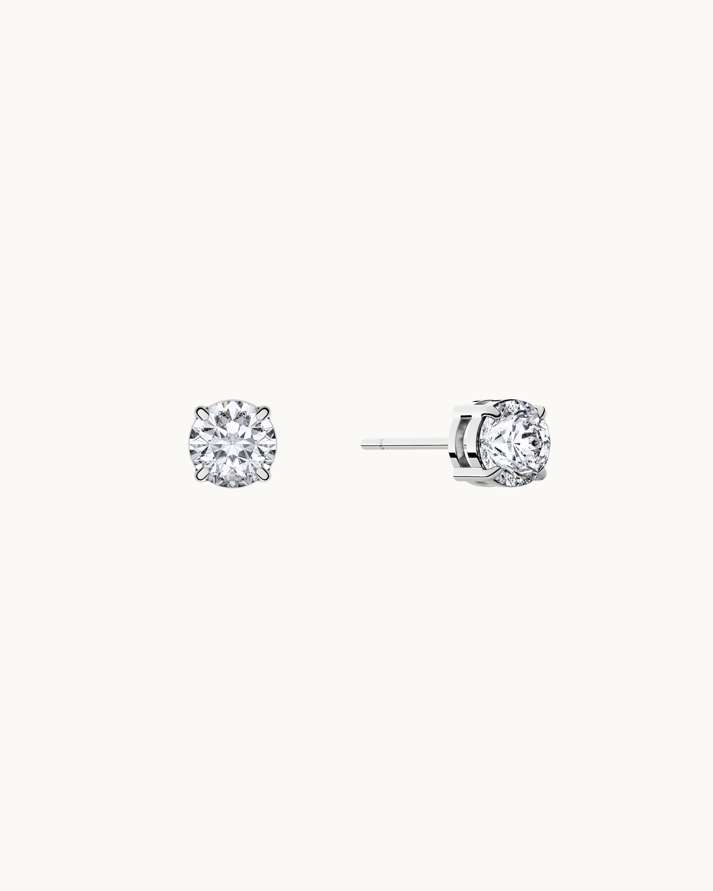 Luna Studs Örhängen Silver Ton
