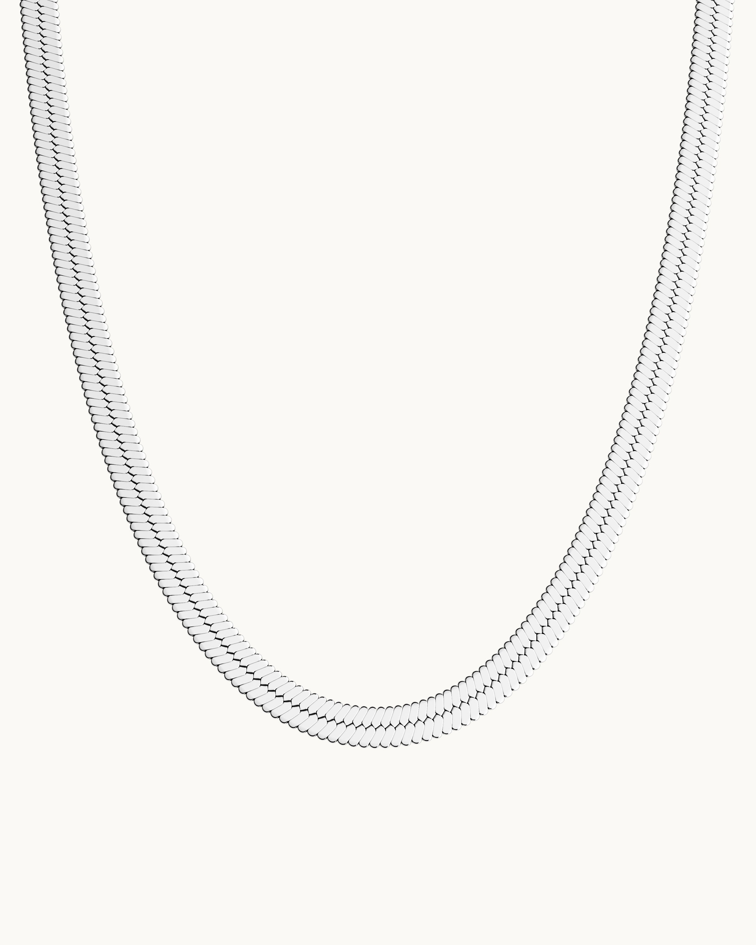 Klara Snake Halsband Silver Ton