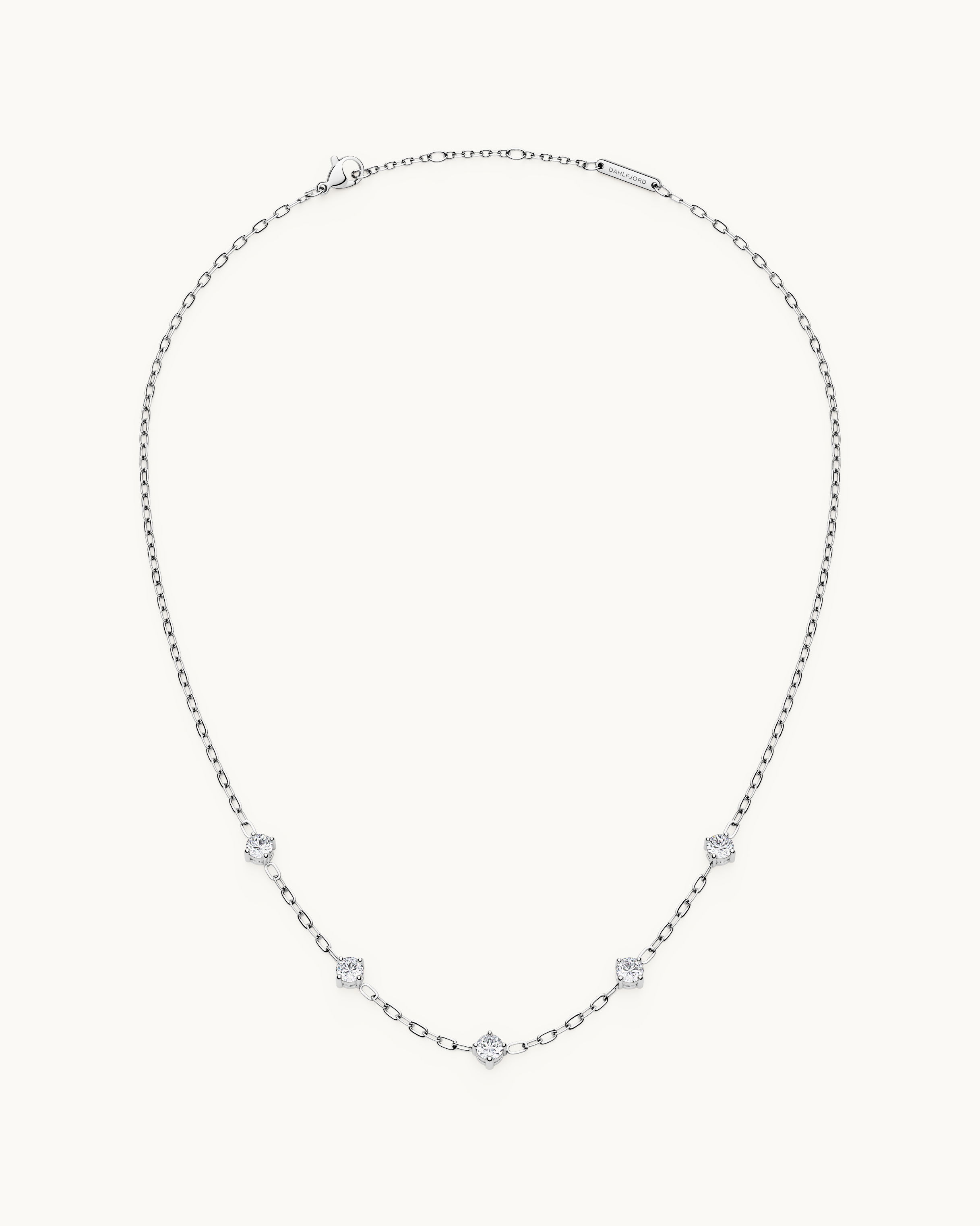 Frida Halsband Silver Ton