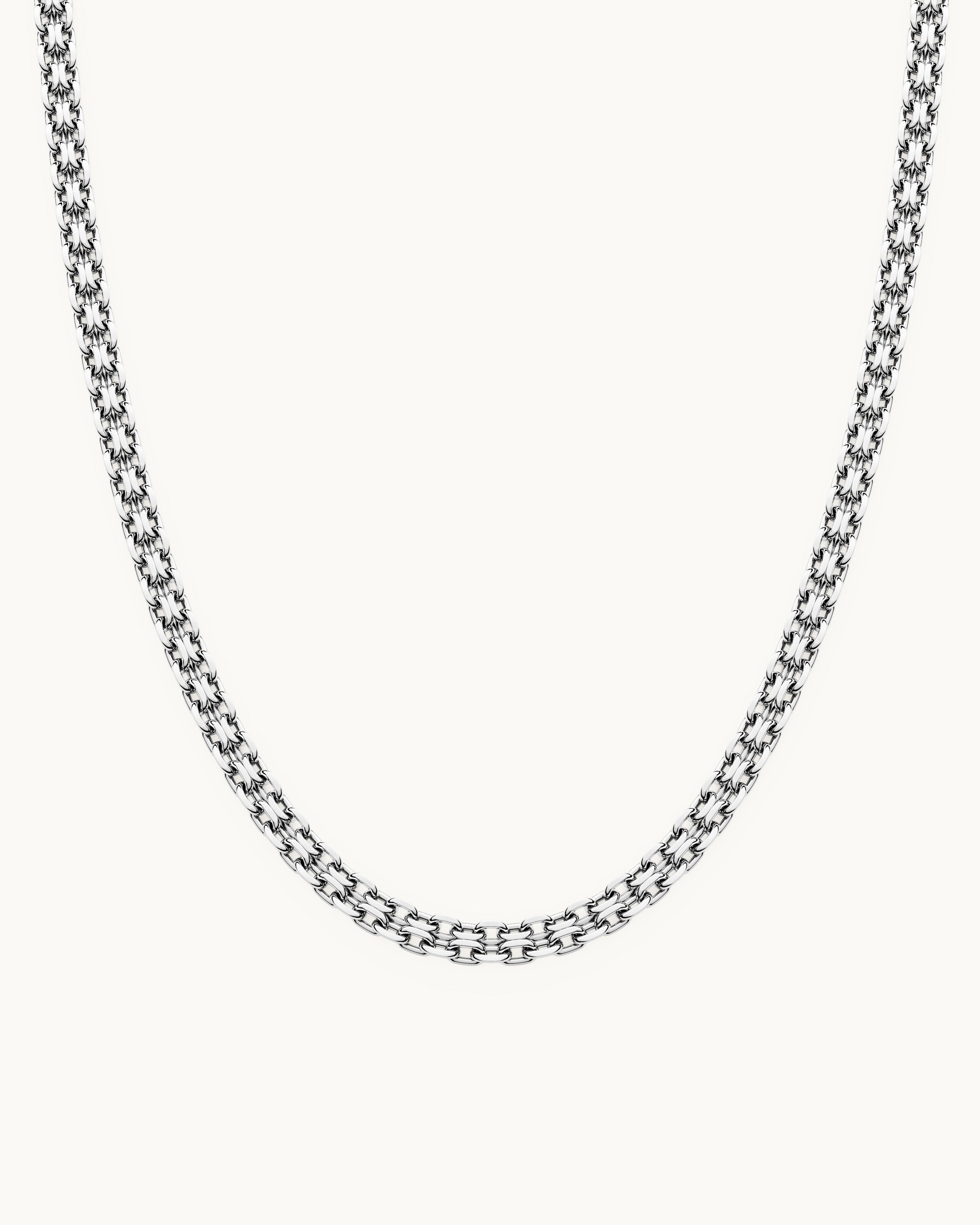 Ida Platt Kedja Halsband Silver Ton