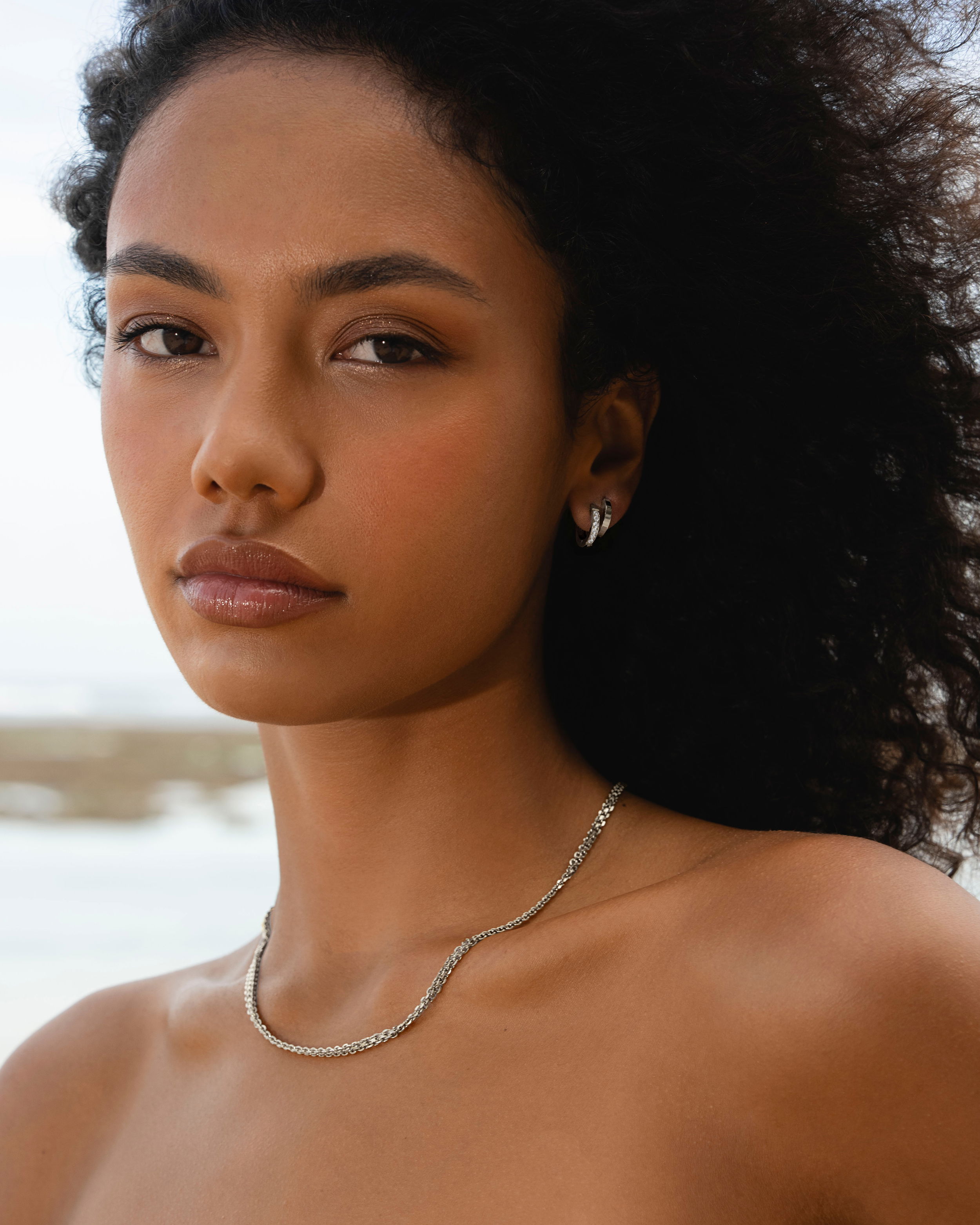 Ida Platt Kedja Halsband Silver Ton