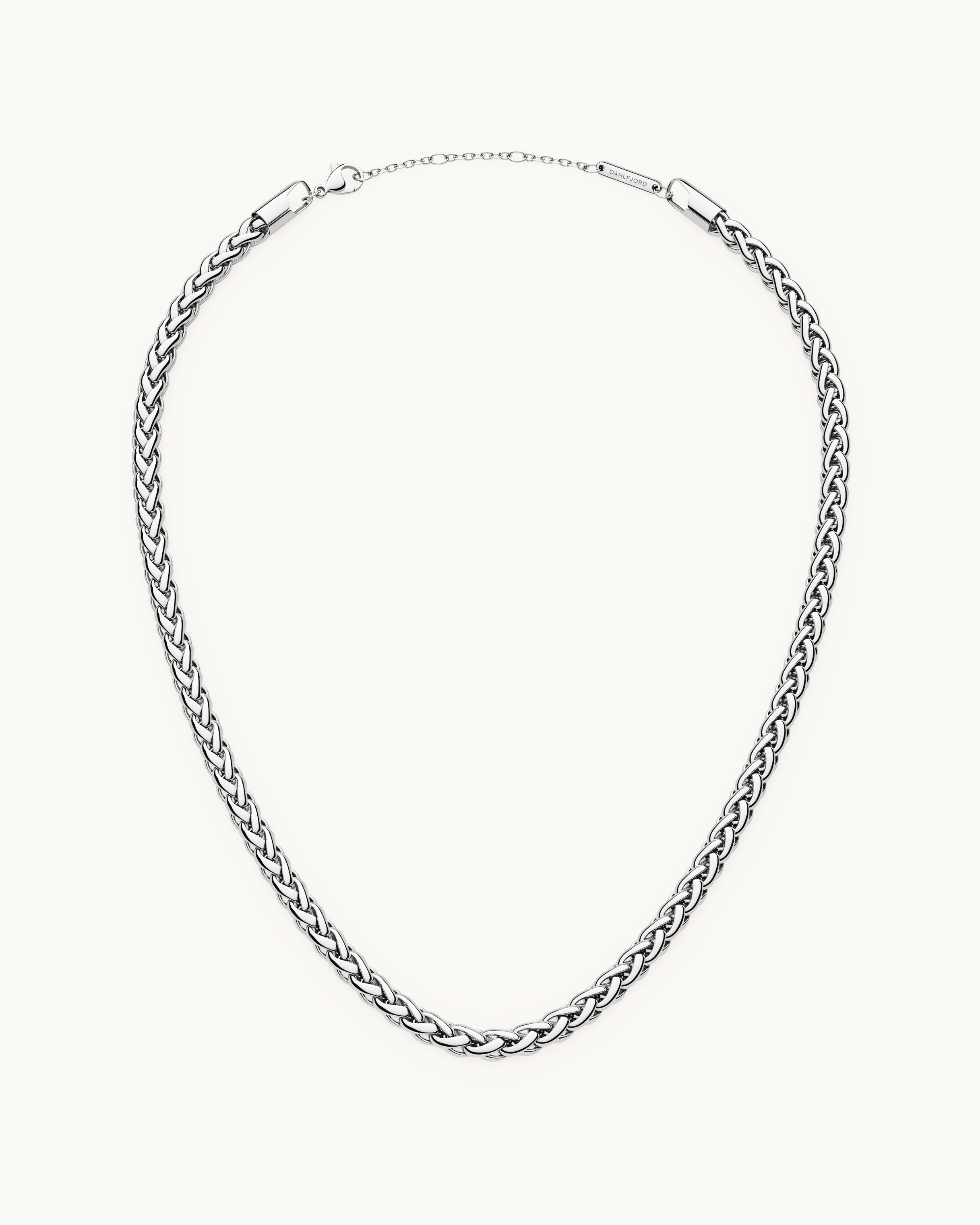 Alicia Kedja Halsband Silver Ton