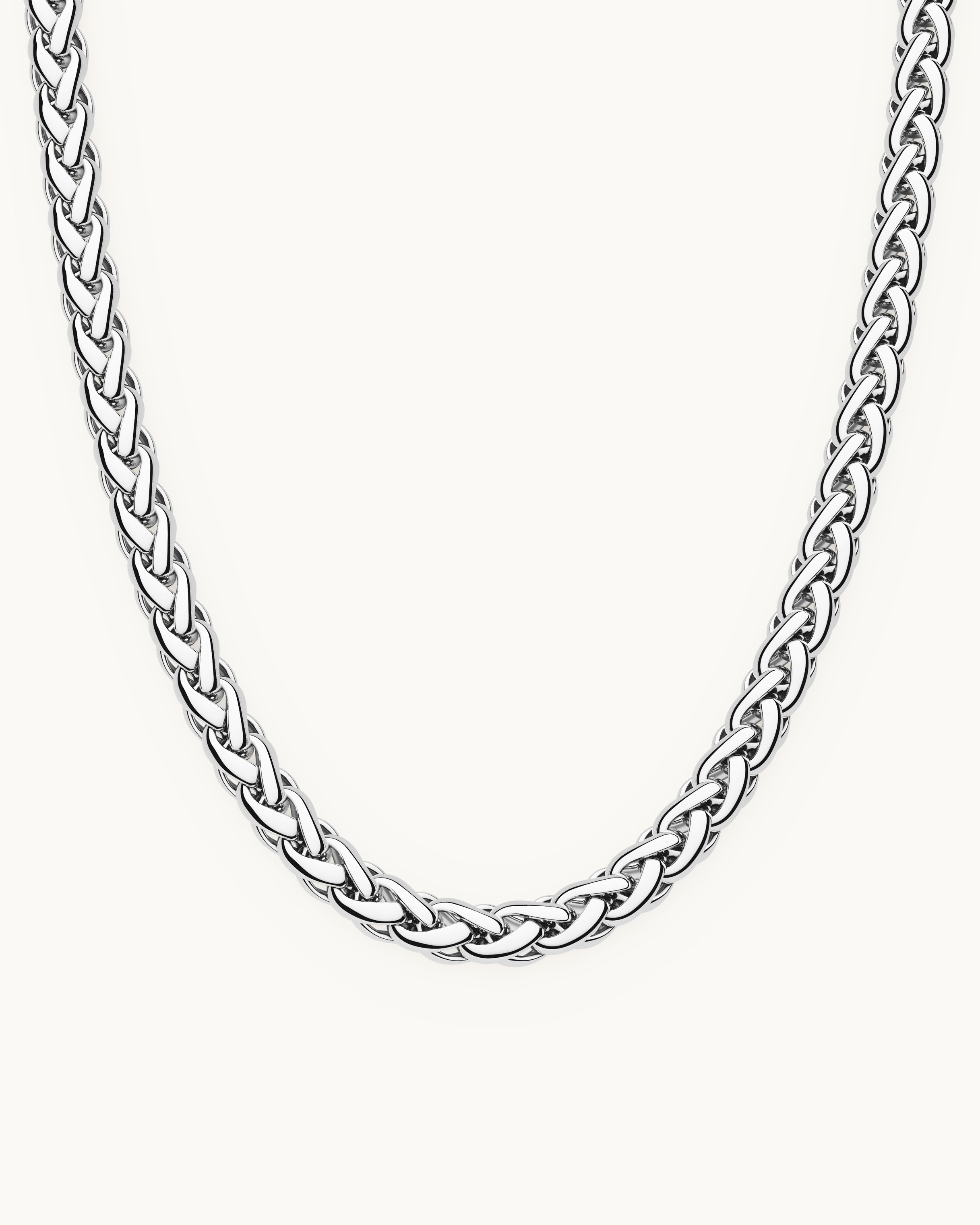 Alicia Kedja Halsband Silver Ton