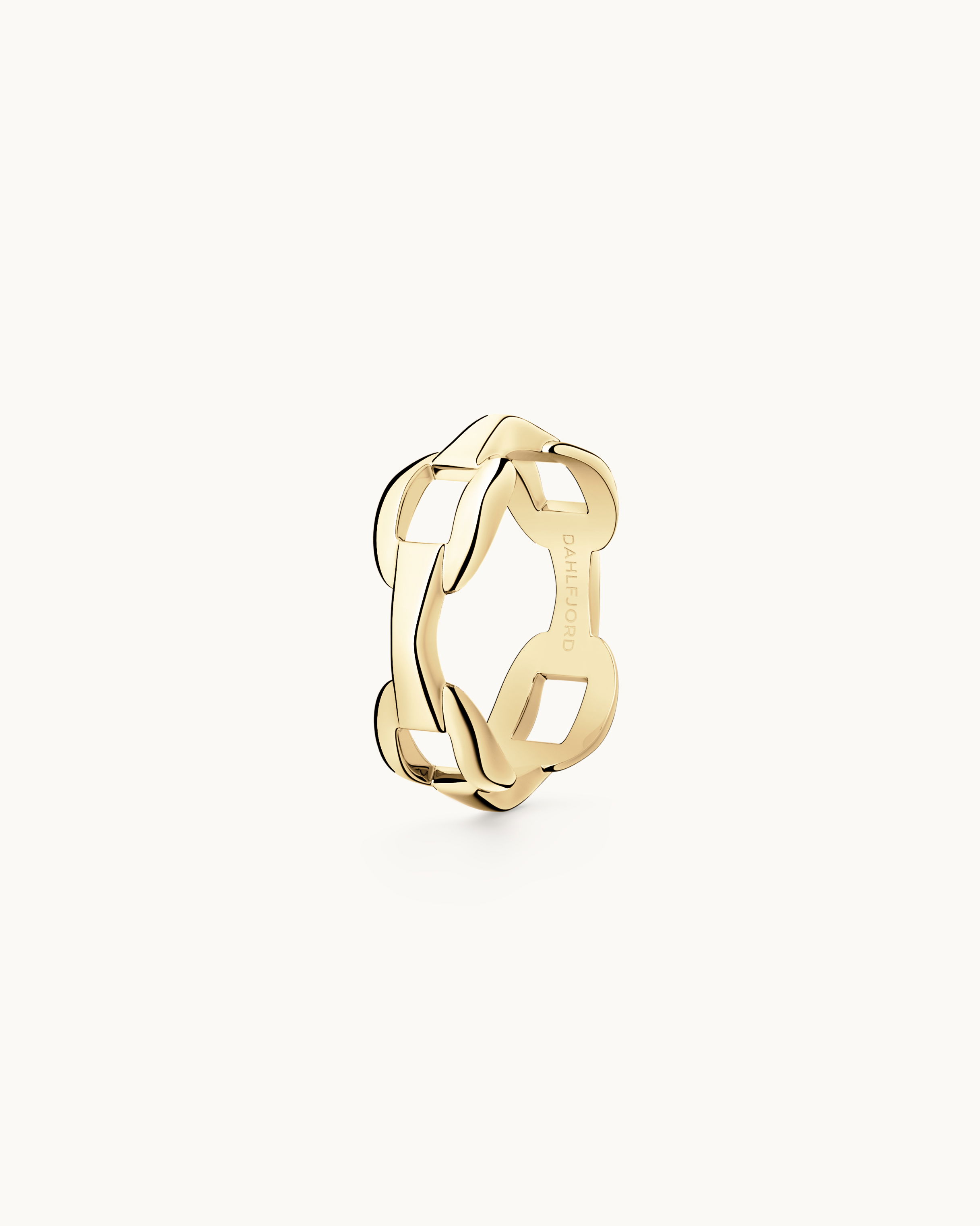 Hedvig Kedja Scarf Ring Guld