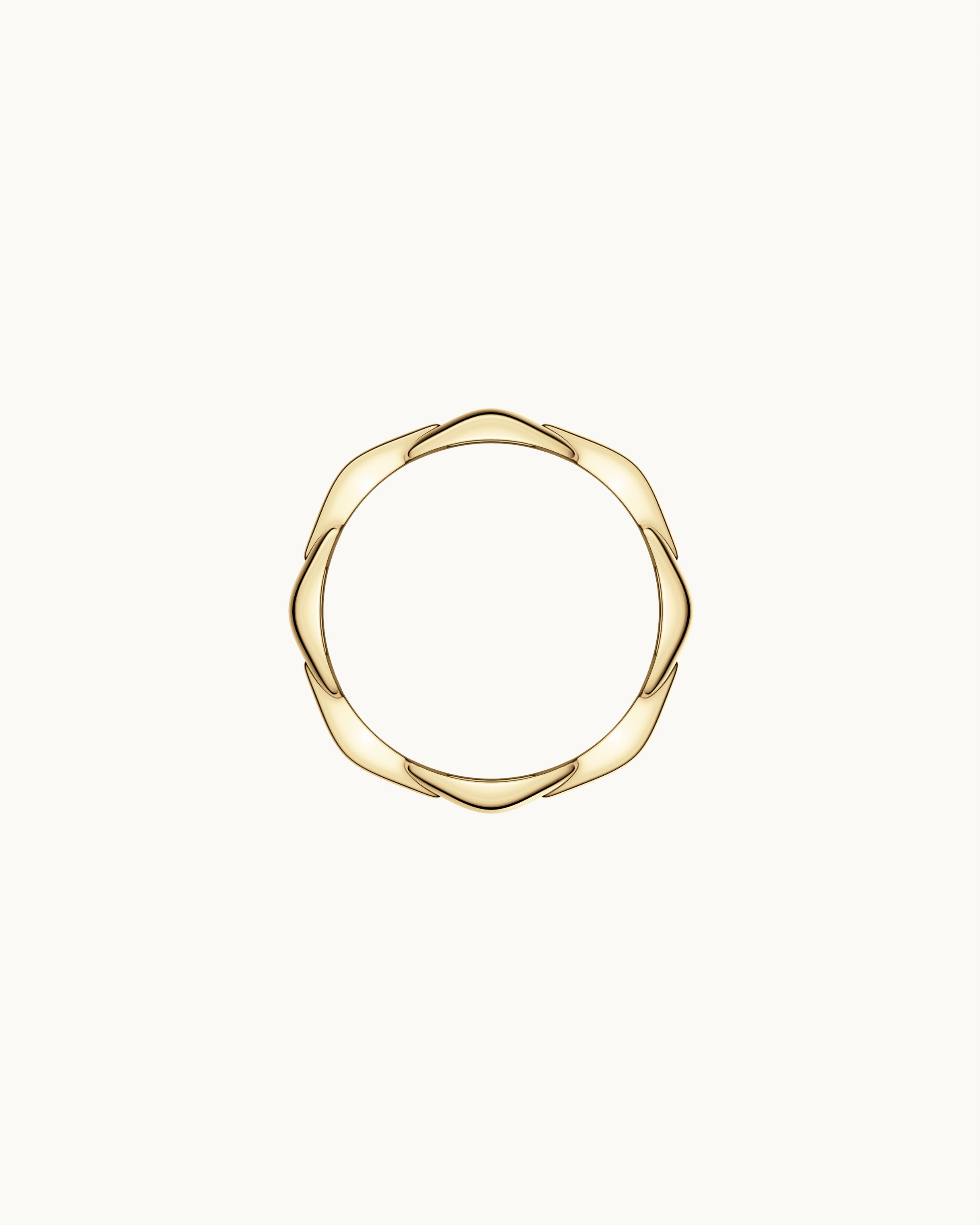 Hedvig Kedja Scarf Ring Guld
