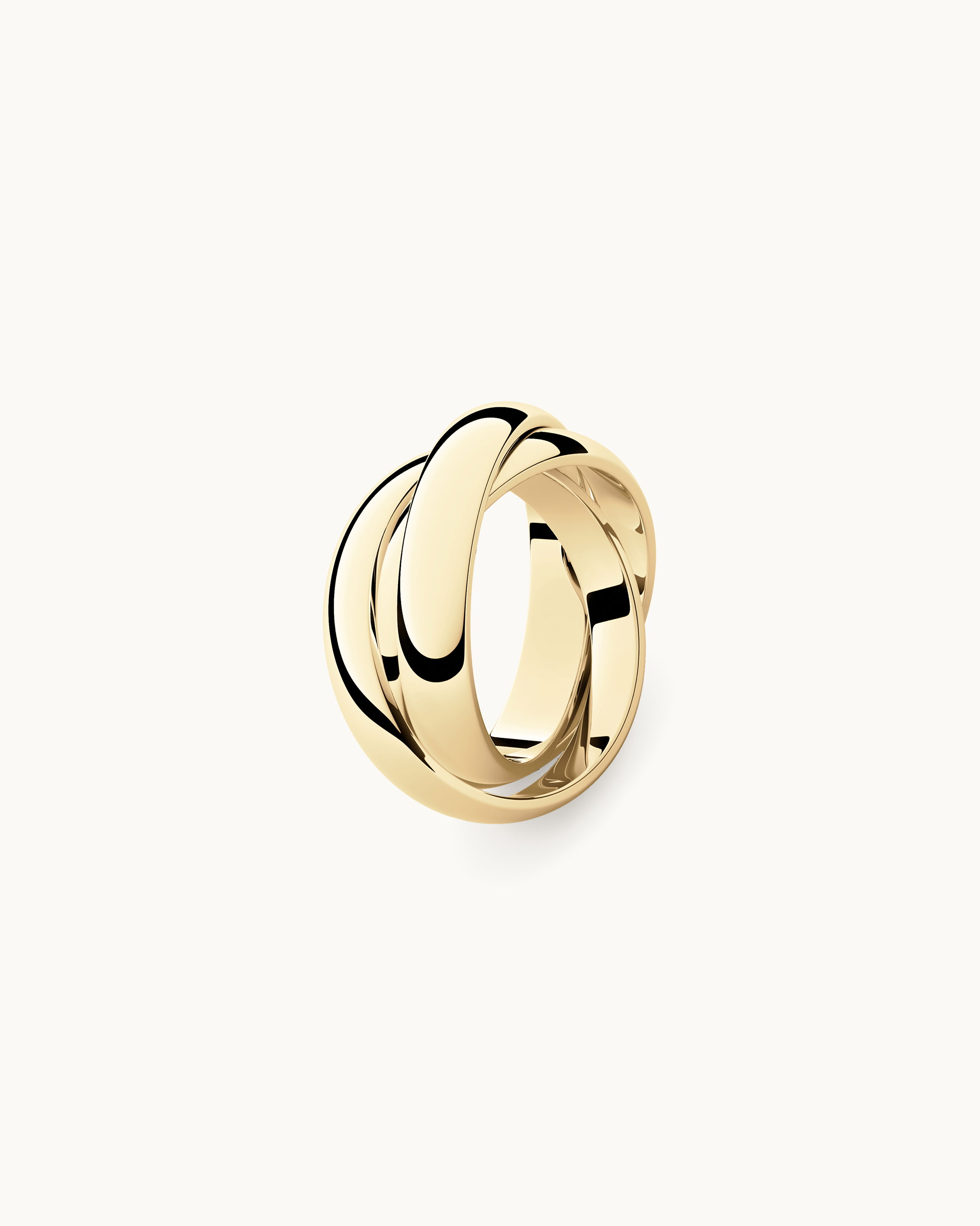 Alina Trippel Ring Guld