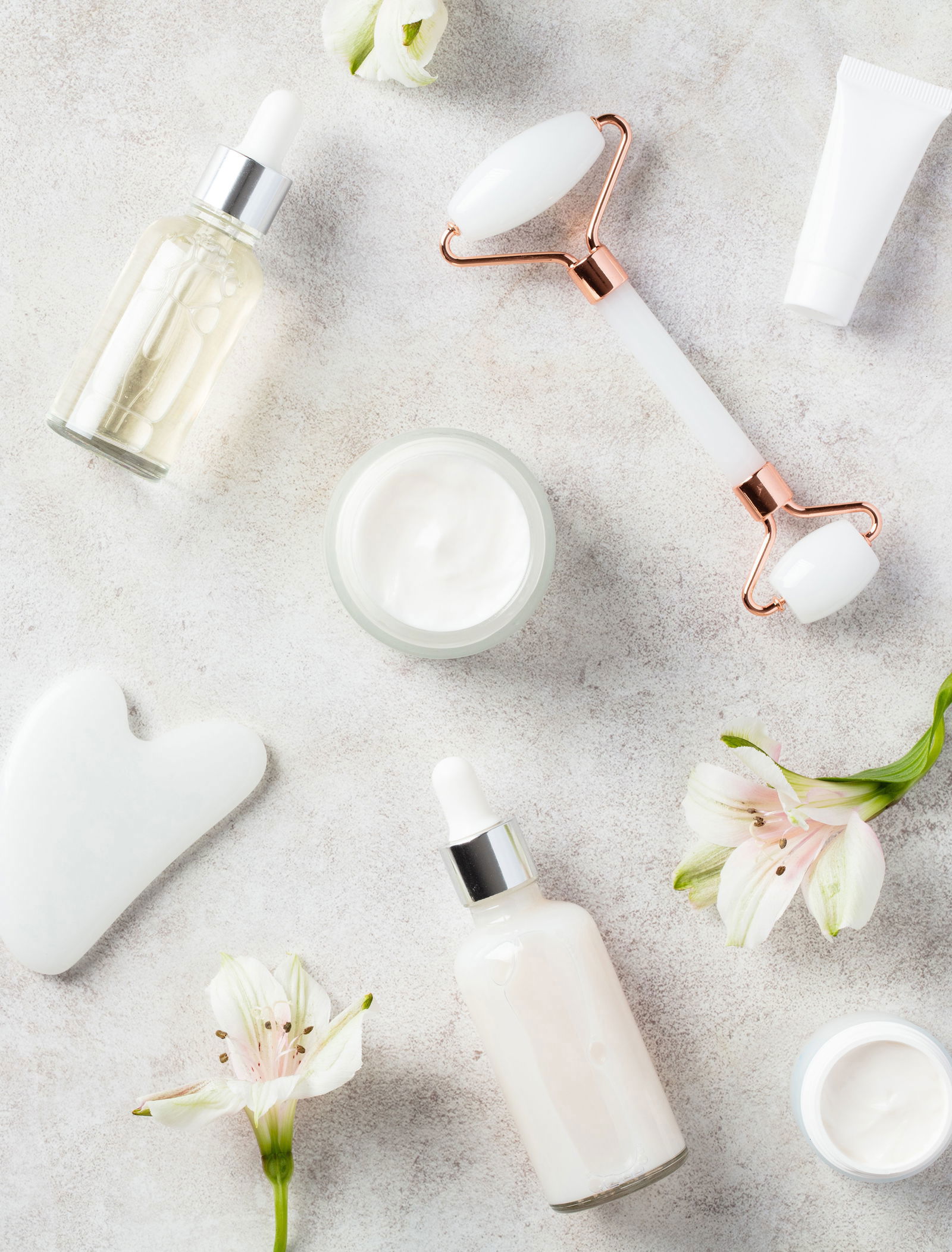 Ansiktsroller vit Jade