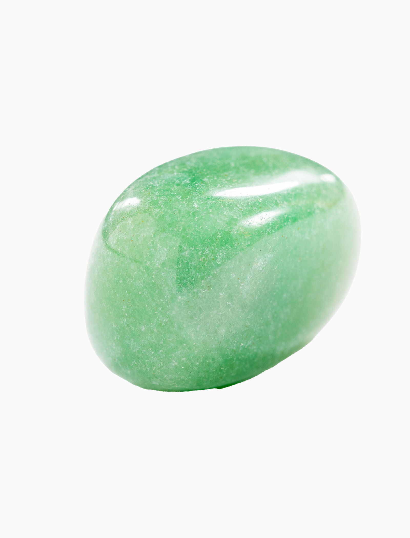 Trumlad sten aventurin grön