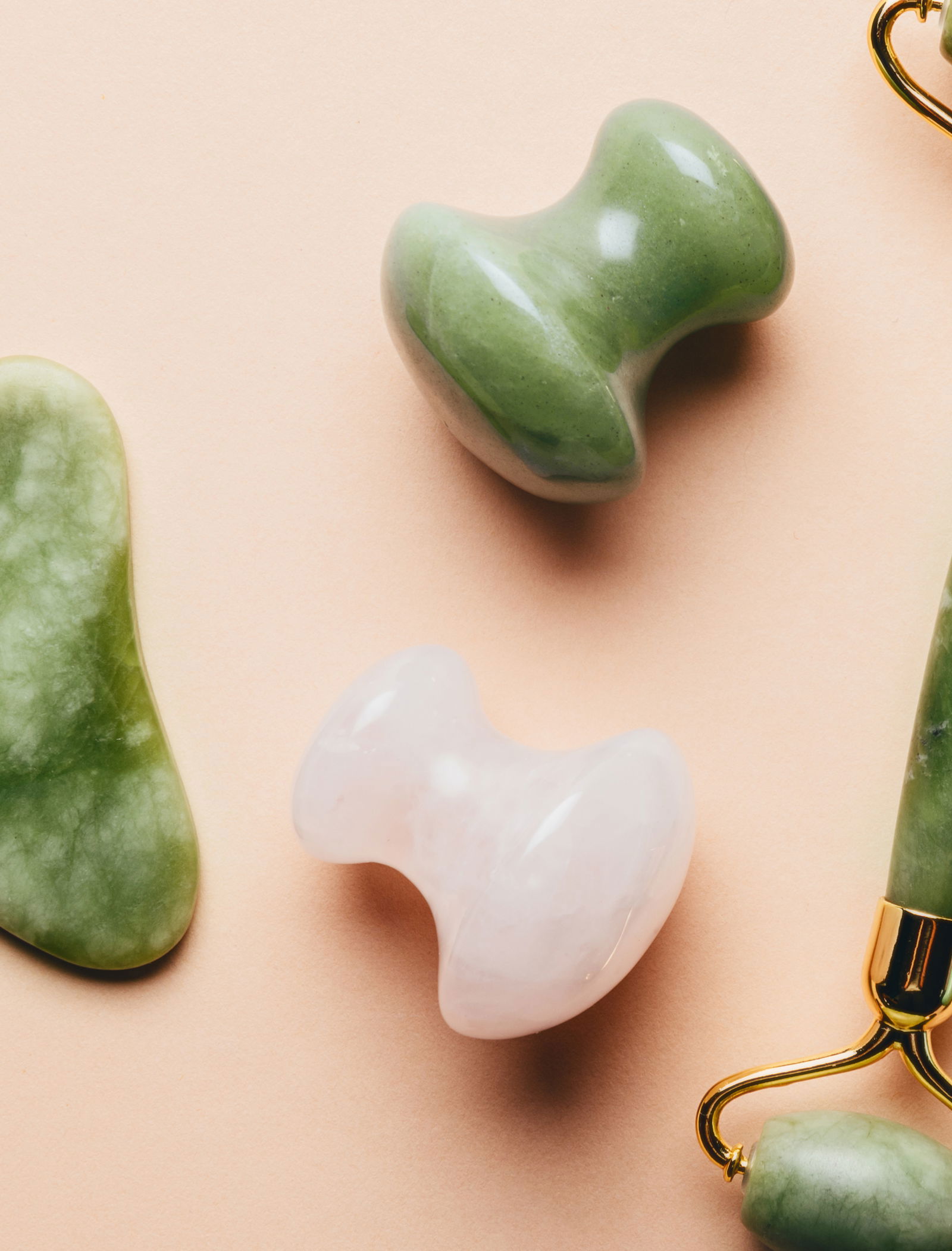 Svampformad Gua-sha Jade