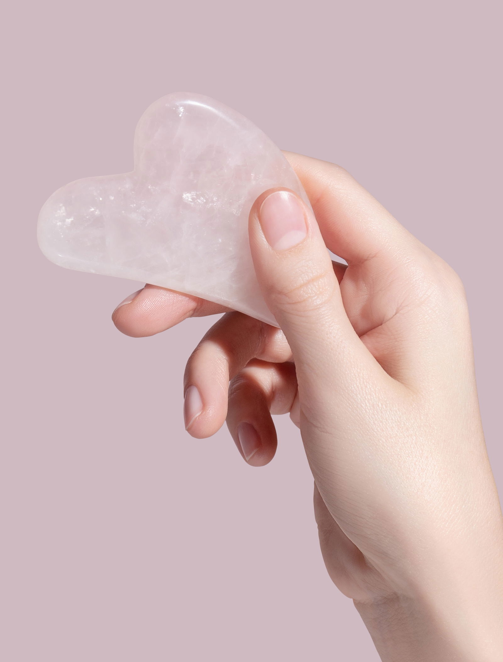 Gua-sha Rosenkvarts