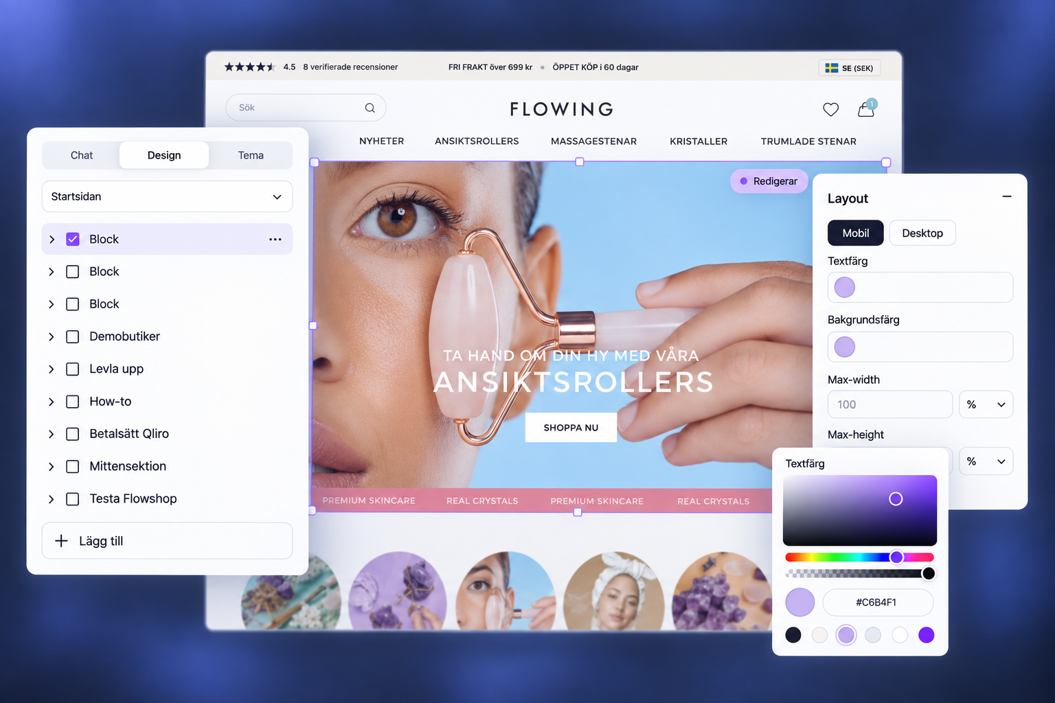 Flowshops designverktyg