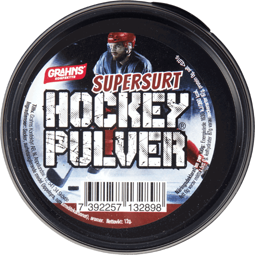 Grahns Hockeypulver Supersurt 12 g