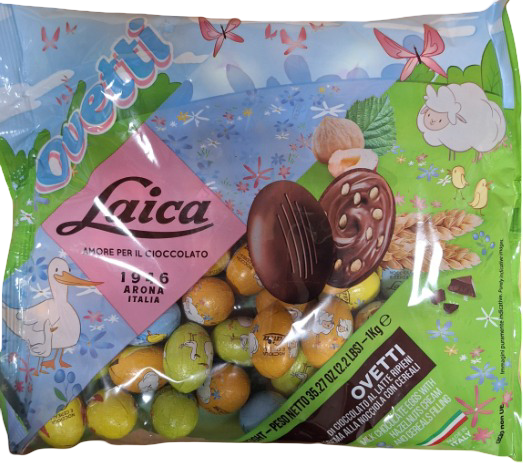 Påskägg Laica Ovetti Chokladägg 1 kg