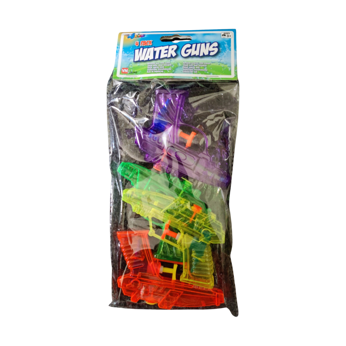 Vattenpistoler 4-Pack