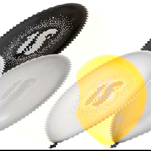 Ballonger 6-Pack Födelsedag (Välj Ålder)