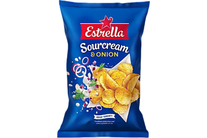 Estrella Sourcream & Onion 175 g
