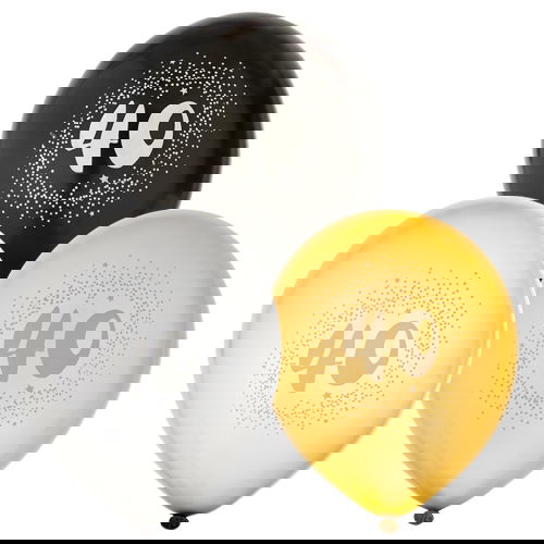 Ballonger 6-Pack Födelsedag (Välj Ålder)