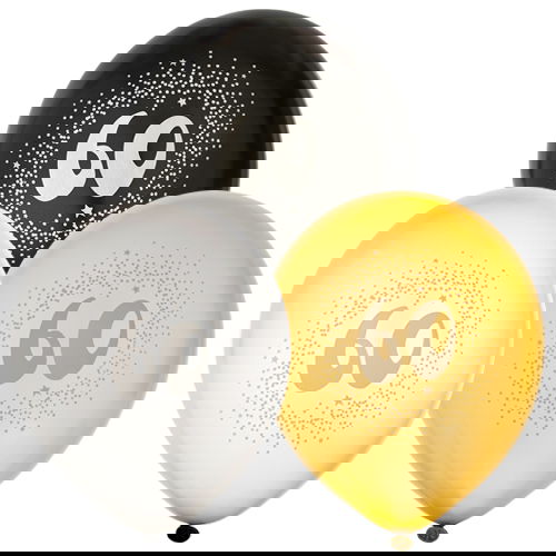 Ballonger 6-Pack Födelsedag (Välj Ålder)