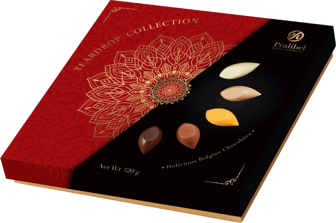 Pralibel Belgian Chocolatier Teardrop Collection 320g (Bäst Före Passerat)