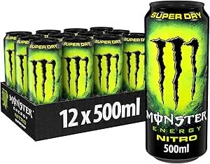 Monster Nitro Super Dry Green 12 x 500 ml
