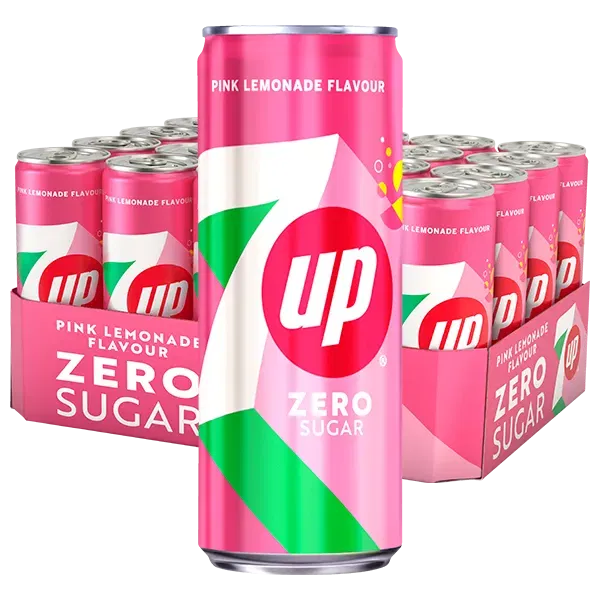 7UP Zero Pink Lemonade 20 x 330 ml