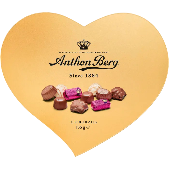 Anthon Berg Chokladask Guldhjärta 155 g BF Passerat