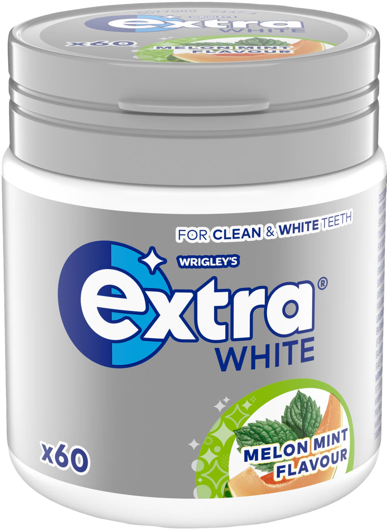 Extra White Melon Mint Flavour Tuggummiburk 84 g