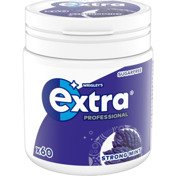 Extra Professional Strong Mint Tuggummiburk 84 g