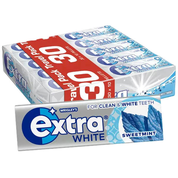 Extra White Sweet Mint Tuggummi 30 x 14 g